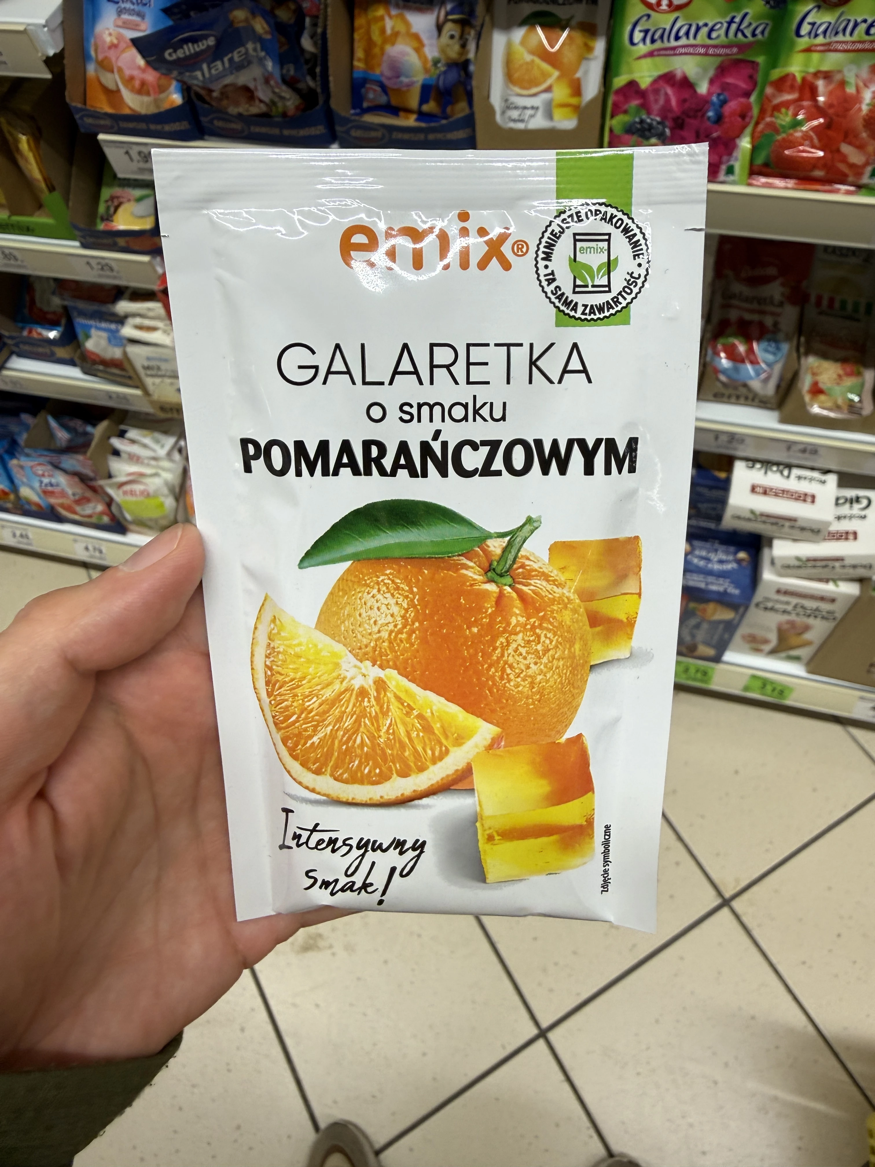 Emix Galaretka o smaku pomarańczowym | 75g
