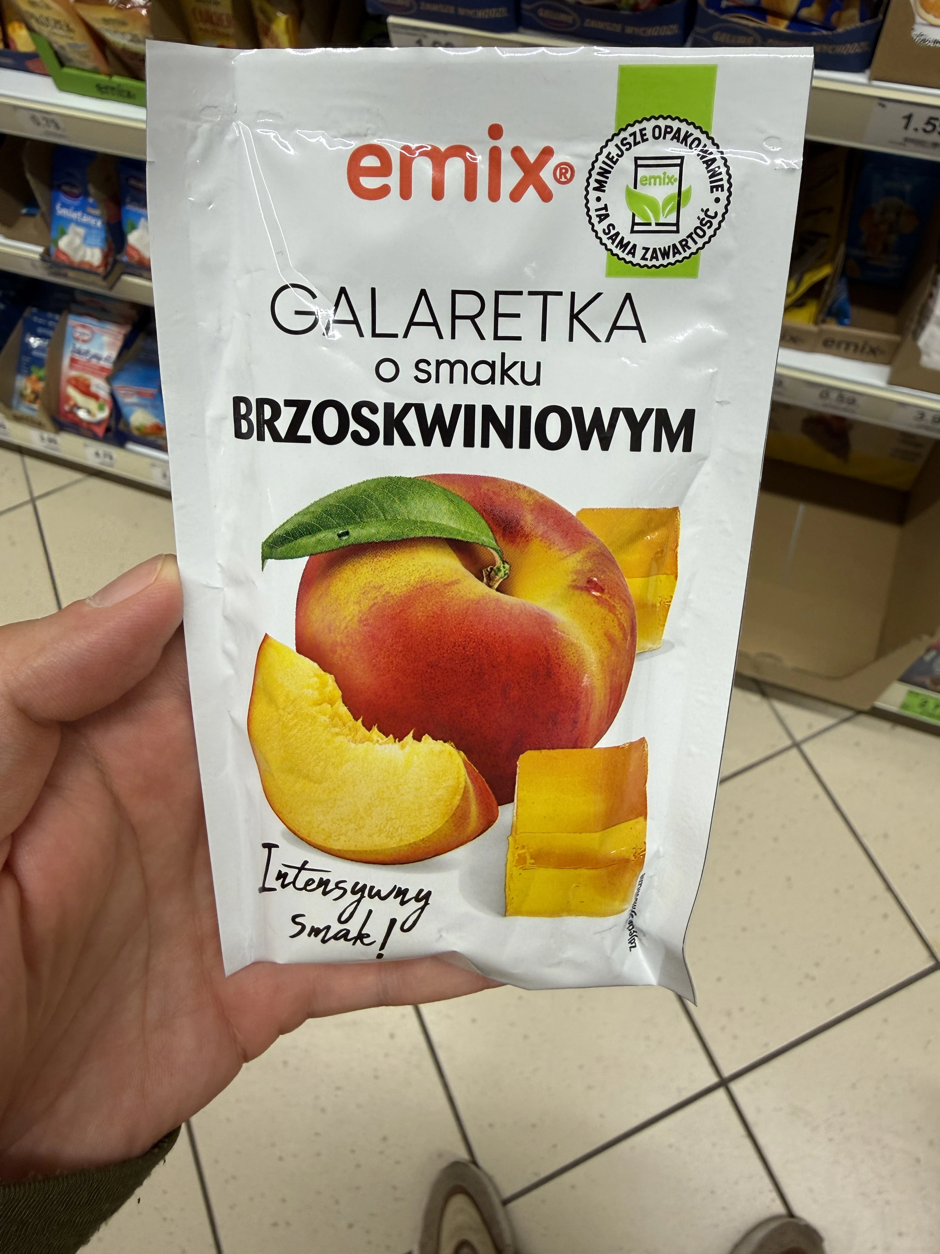 Emix Galaretka o smaku brzoskwiniowym | 75g