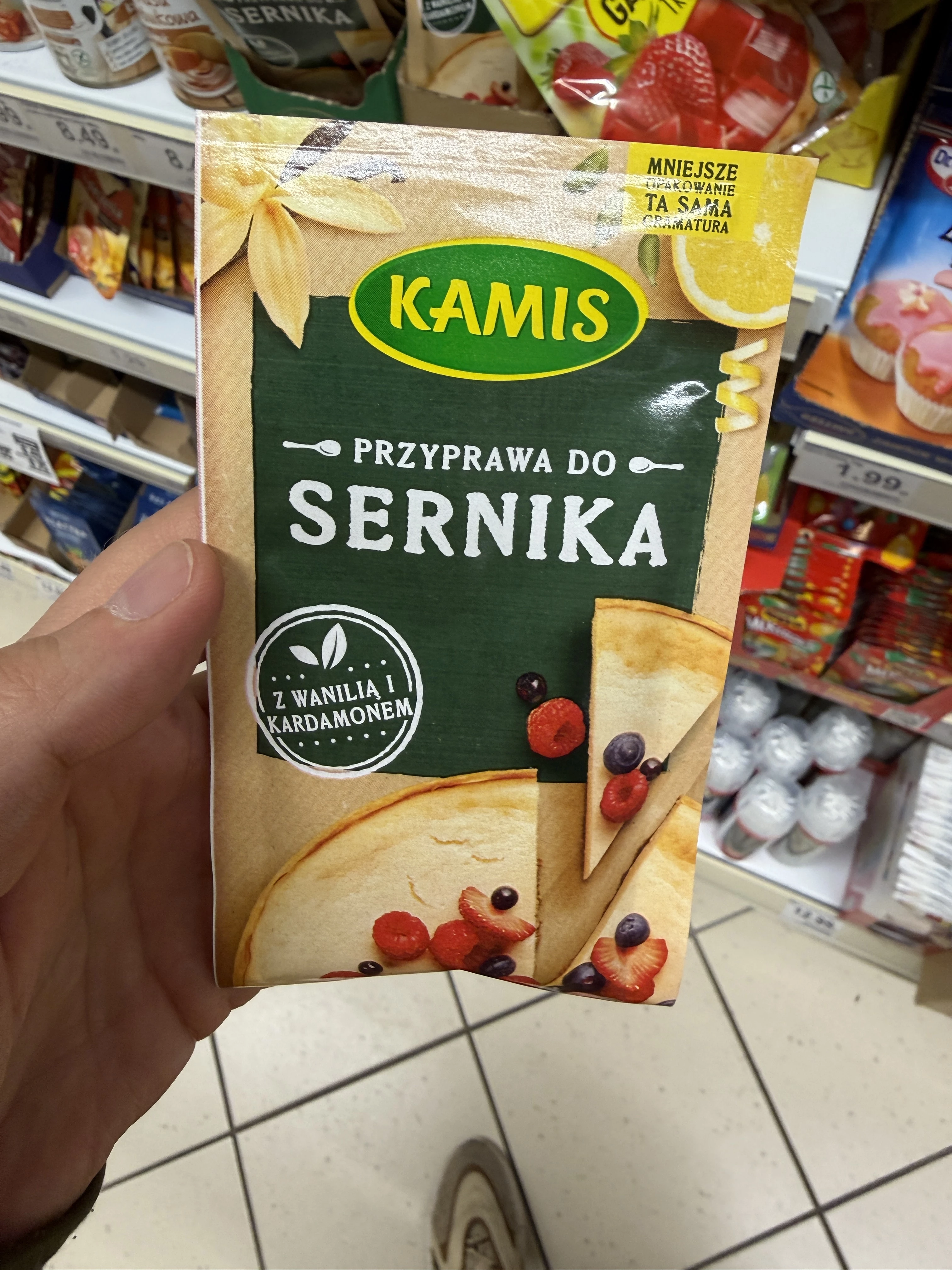 Kamis Przyprawa do Sernika i Mas Serowych / Kamis Mieszanka Przyprawowa Przyprawa do Sernika | 20g