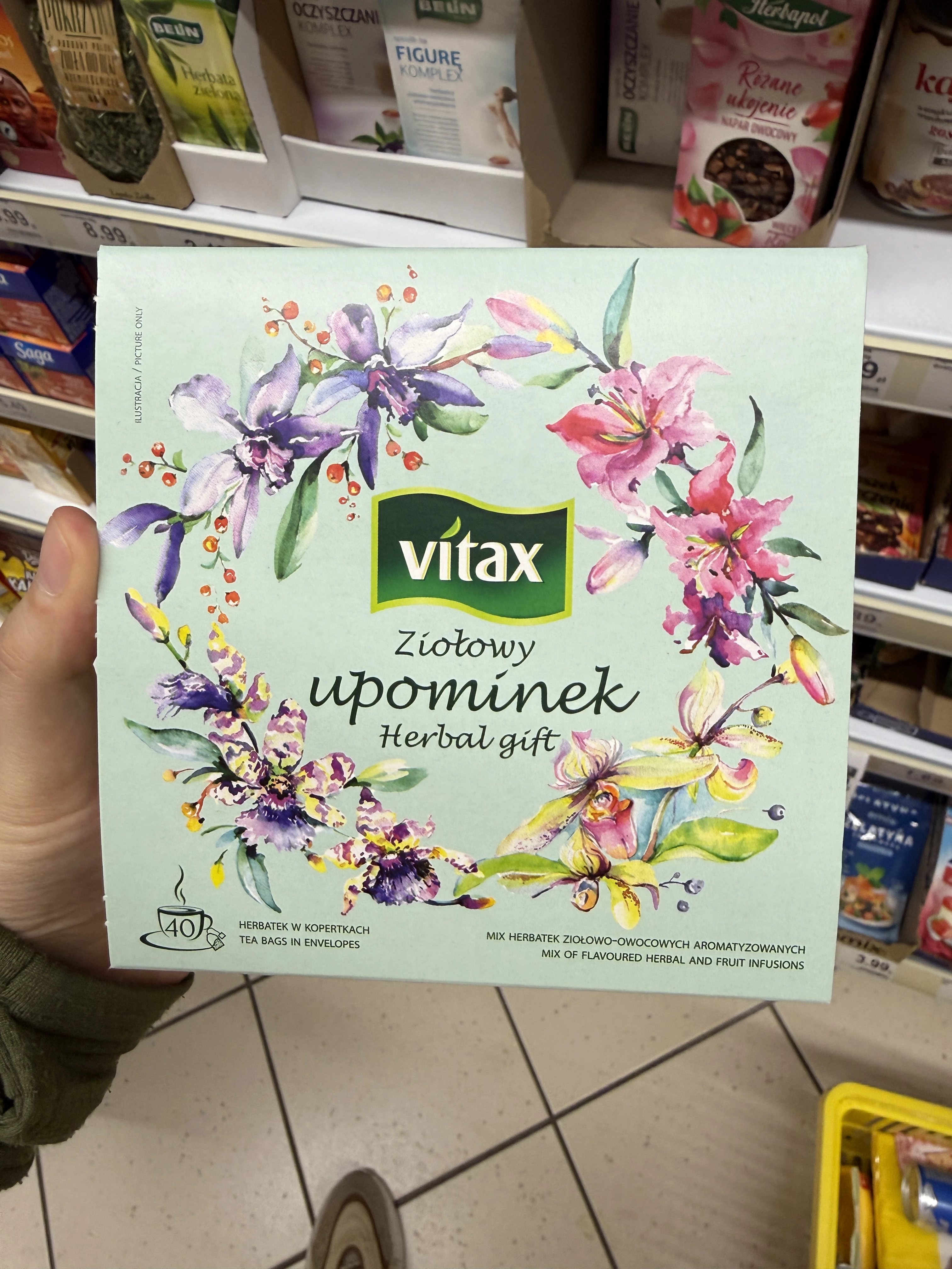 Vitax Ziołowy Upominek Mix 40 torebek | 68g