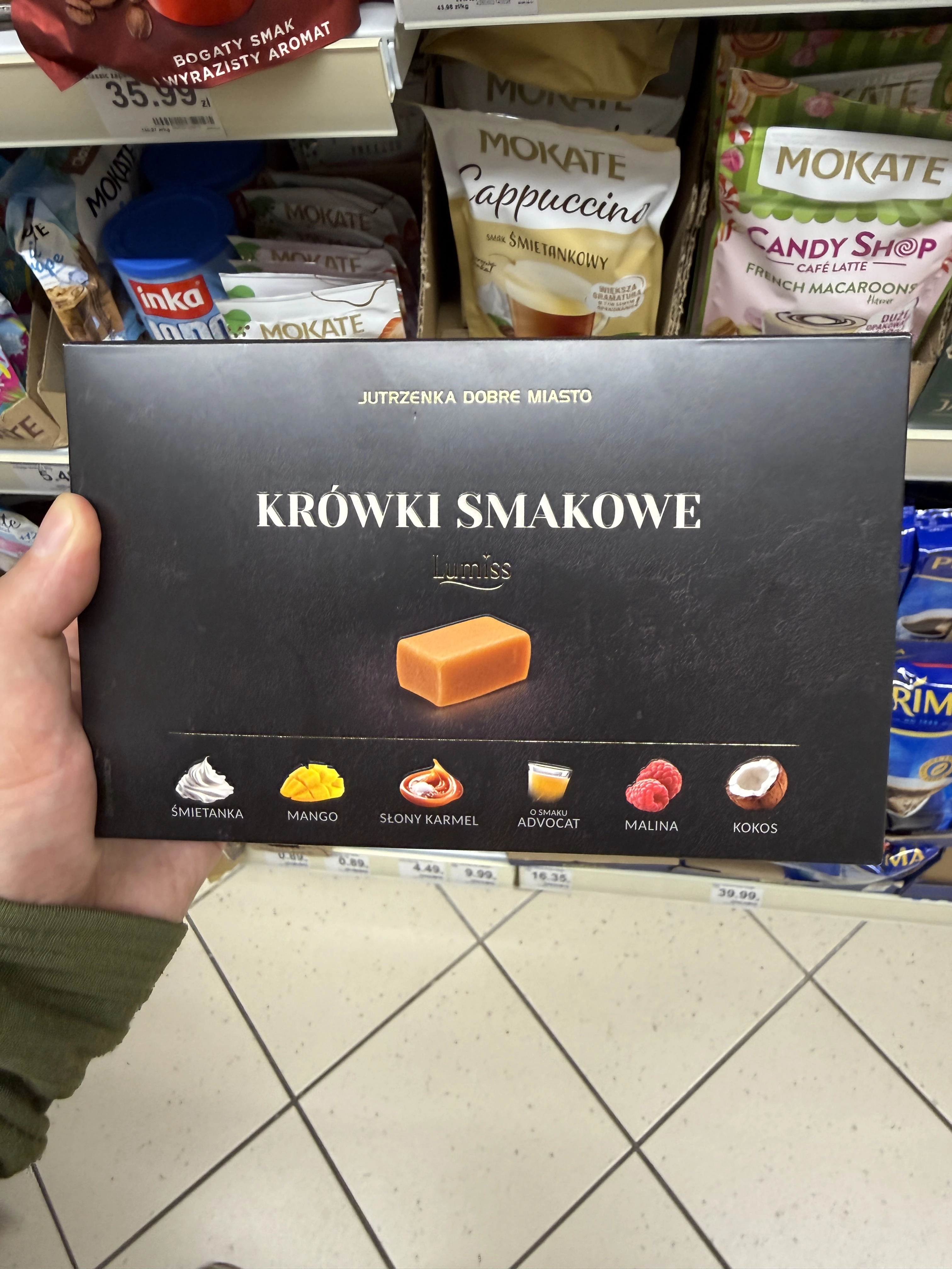 Bombonierka krówki smakowe Lumiss Jutrzenka | 420g