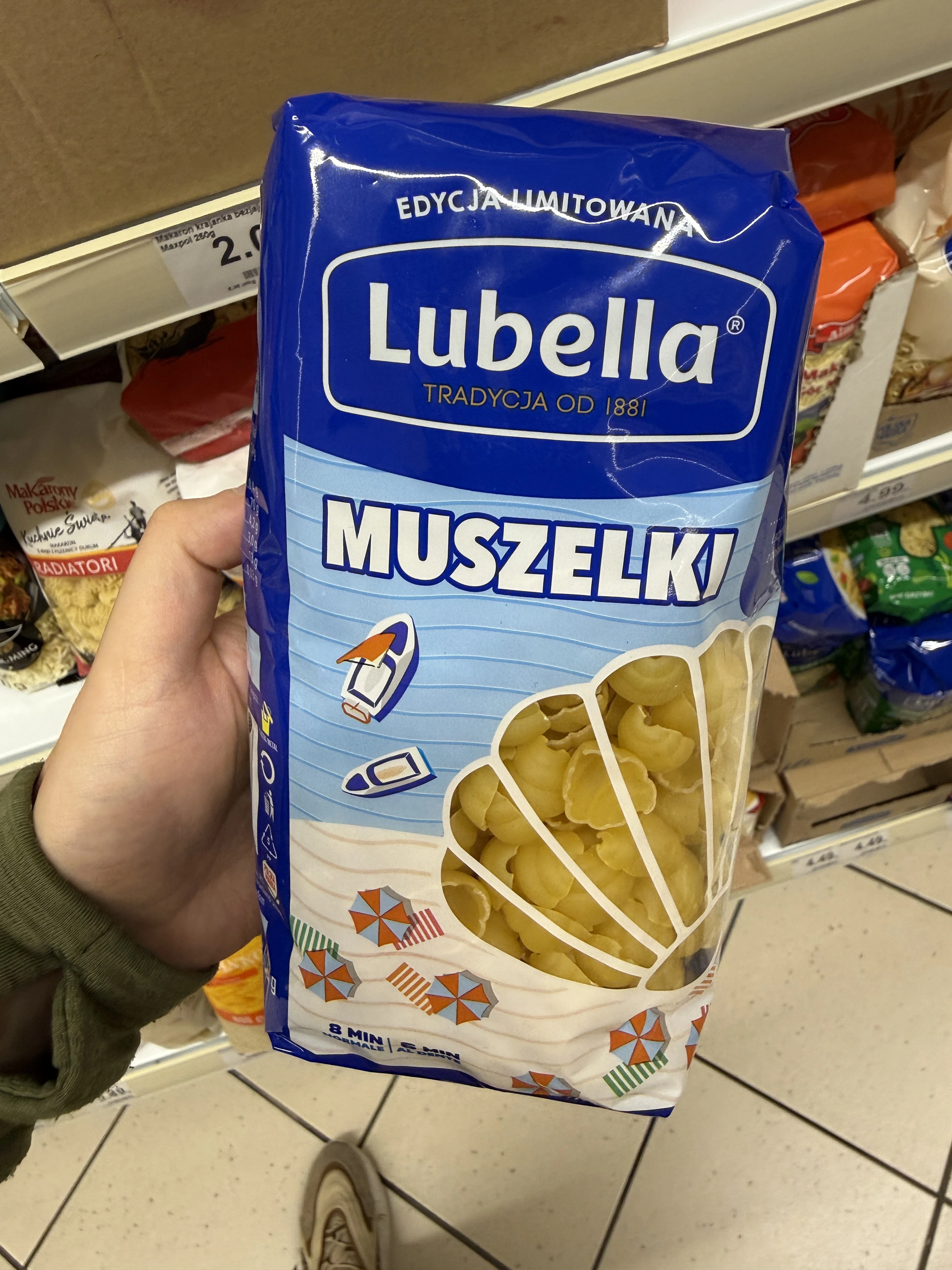 Lubella Makaron Muszelki Morskie | 400g