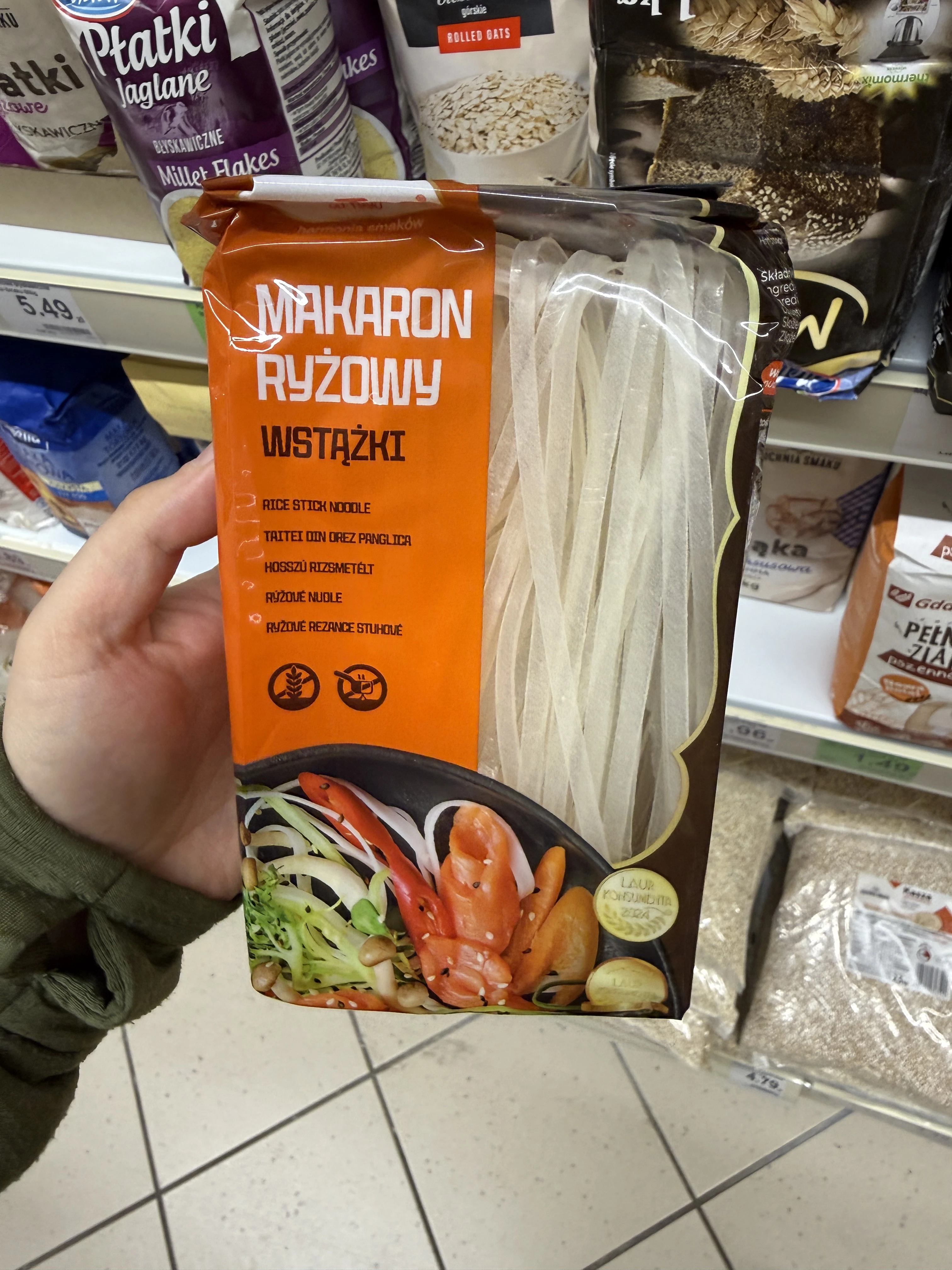Tao Tao Makaron Ryżowy Wstążki | 200g