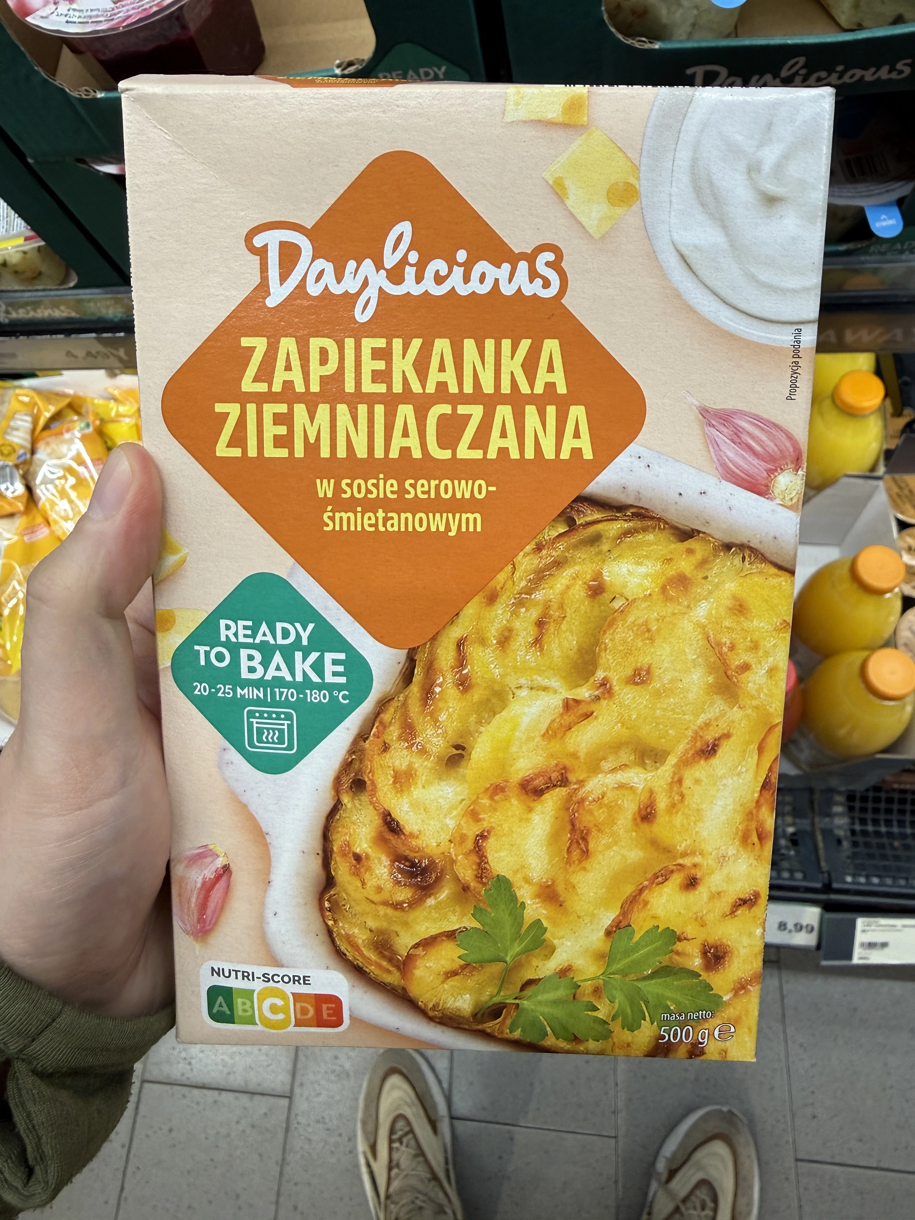 Daylicious Zapiekanka ziemniaczana w sosie serowo-śmietanowym | 500g