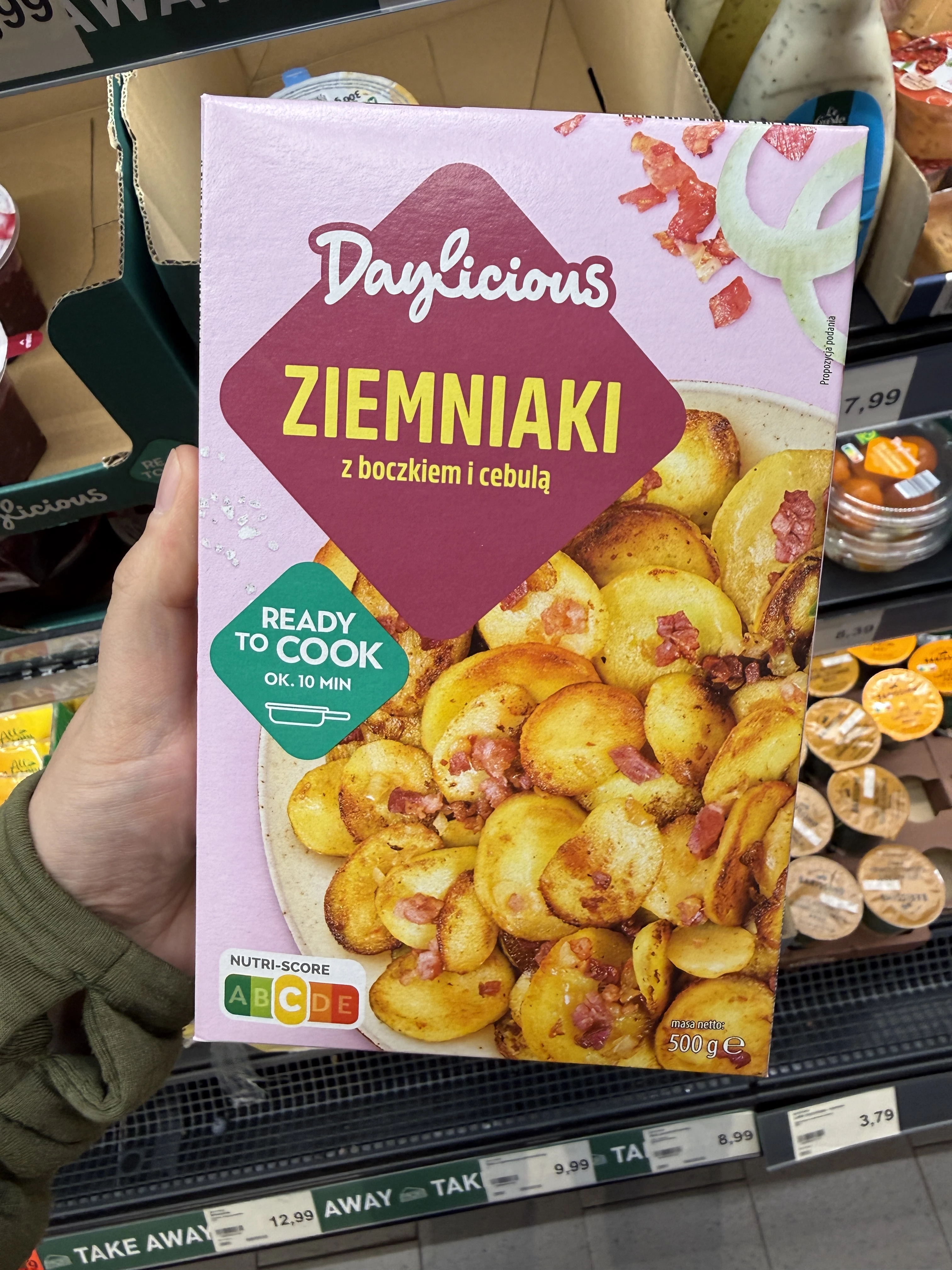 Daylicious Ziemniaki z boczkiem i cebulą | 500g
