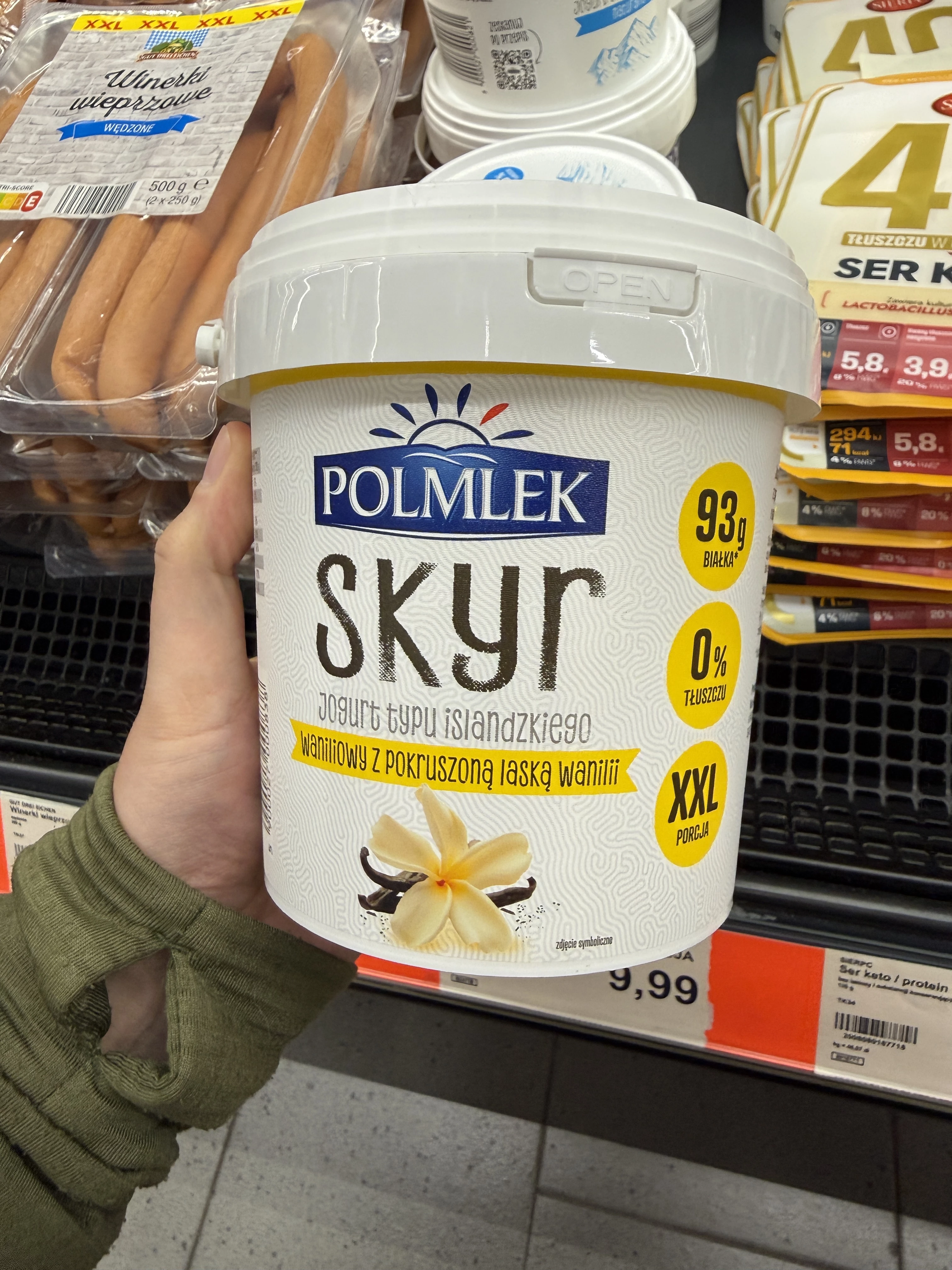 Polmlek Jogurt Skyr waniliowy | 1kg