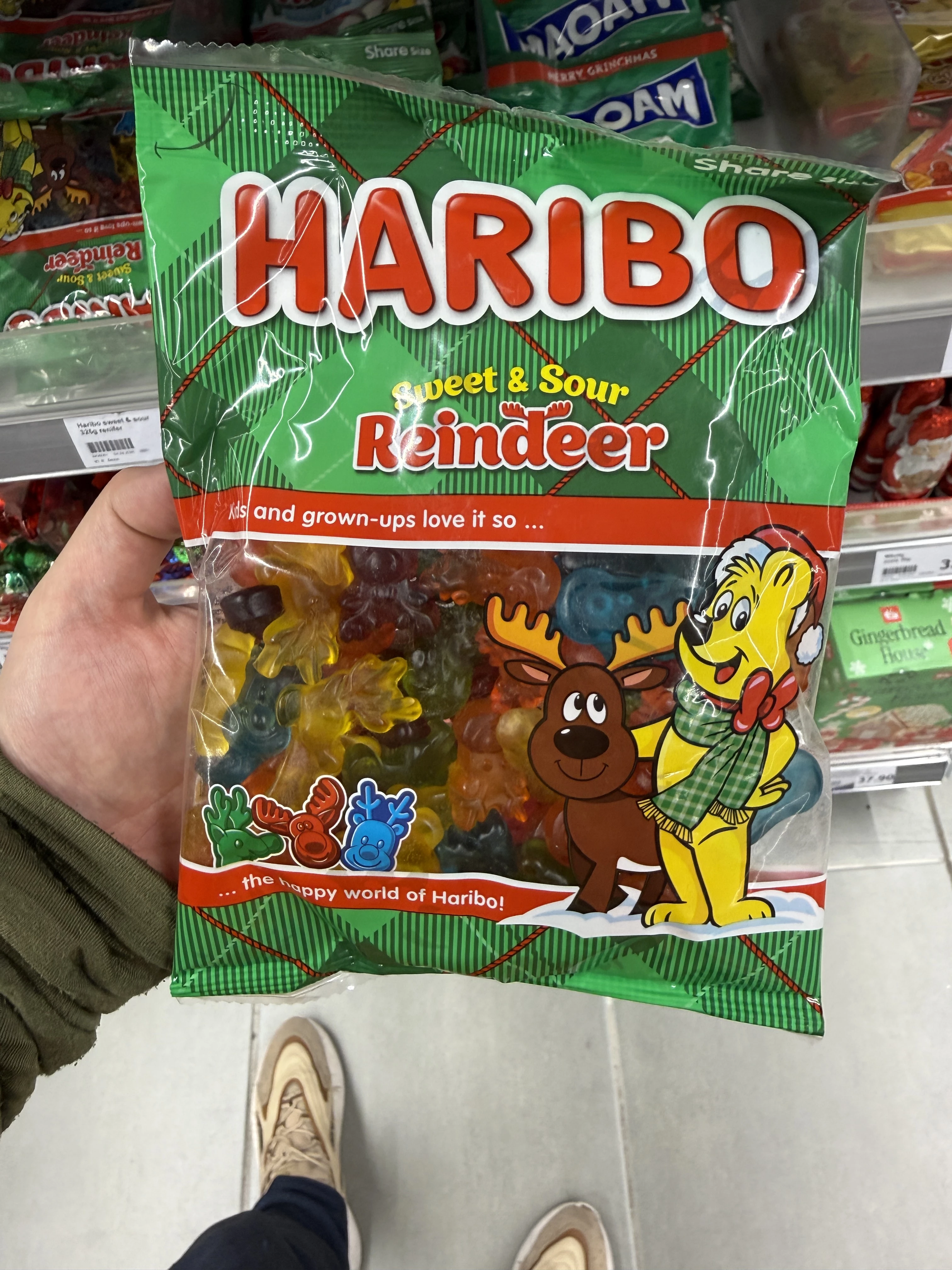 Haribo Sweet & Sour Reindeer | 325g