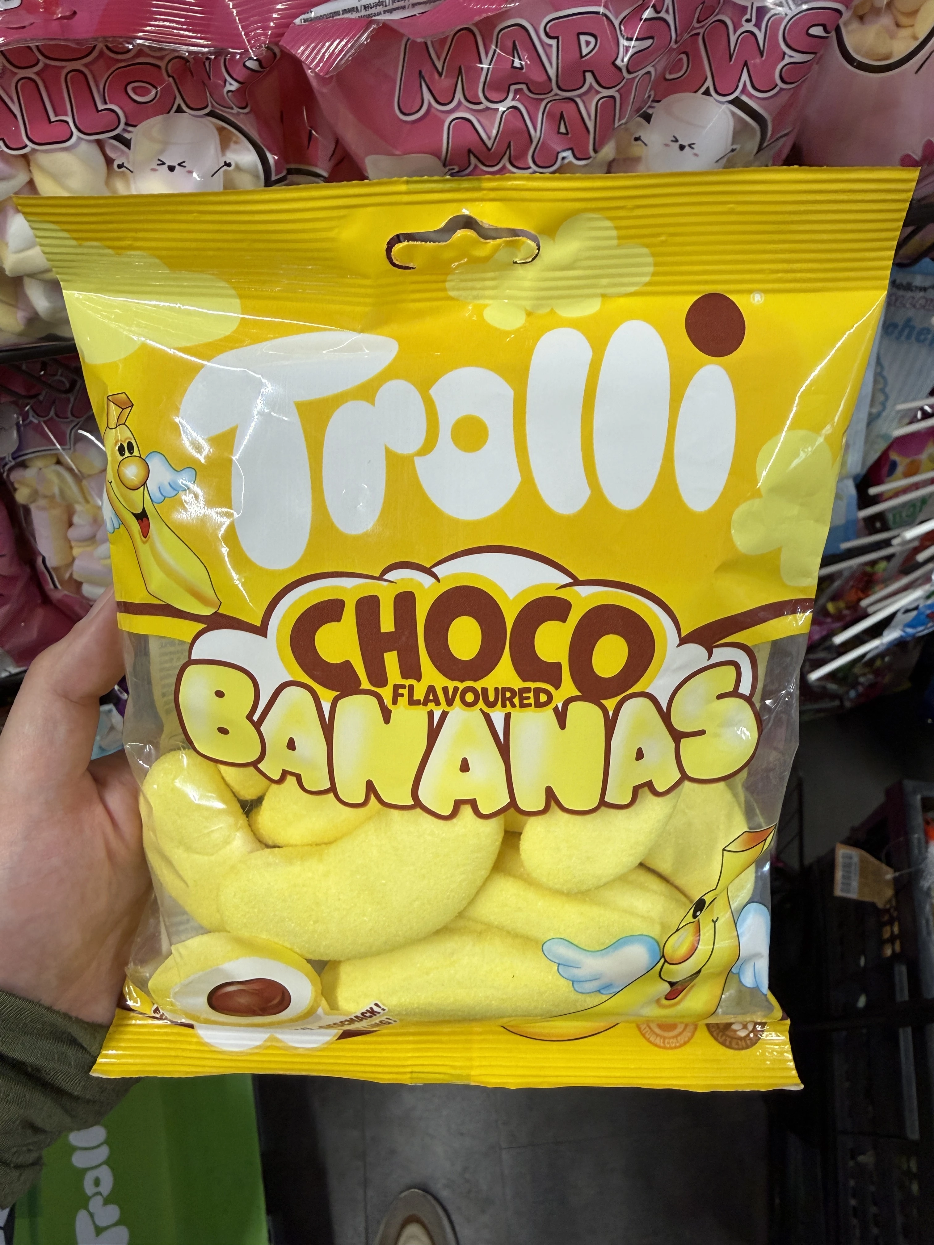 Trolli Choco Bananas (wersja Tedi) | 120g