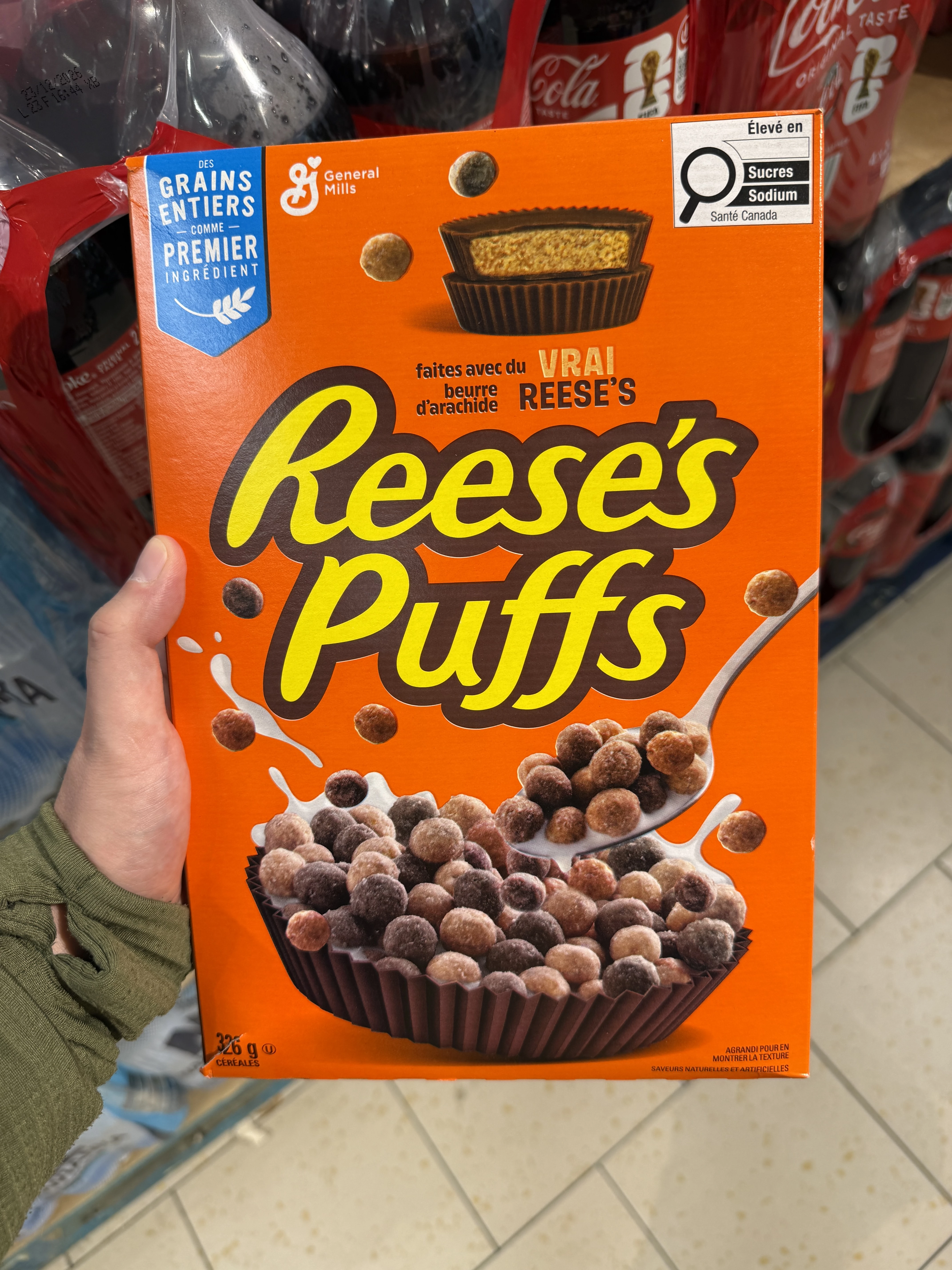 Reese’s Peanut Butter Puffs / Reese’s Puffs płatki śniadaniowe | 326g