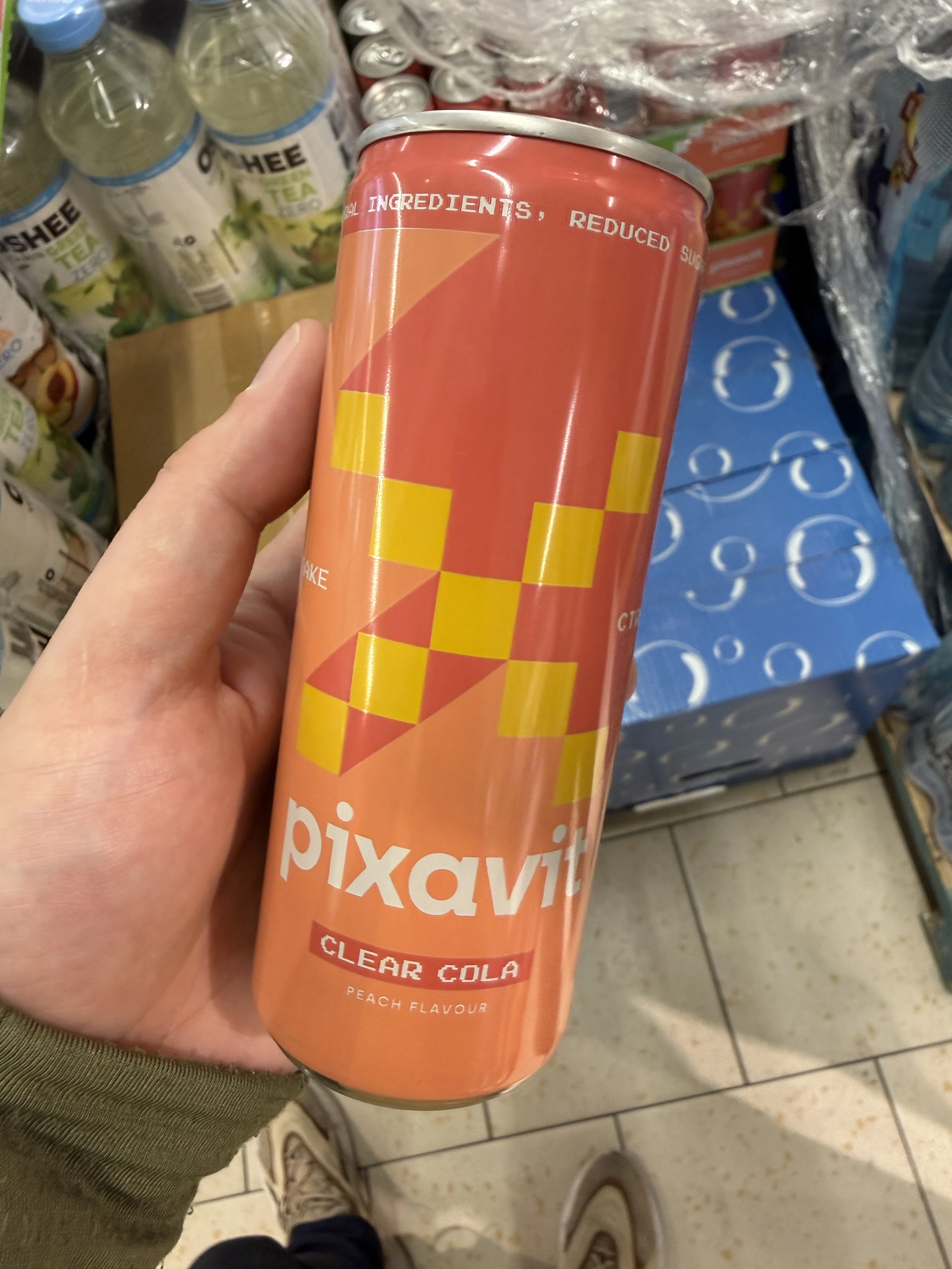 Pixavit Clear Cola Peach Flavour | 250ml