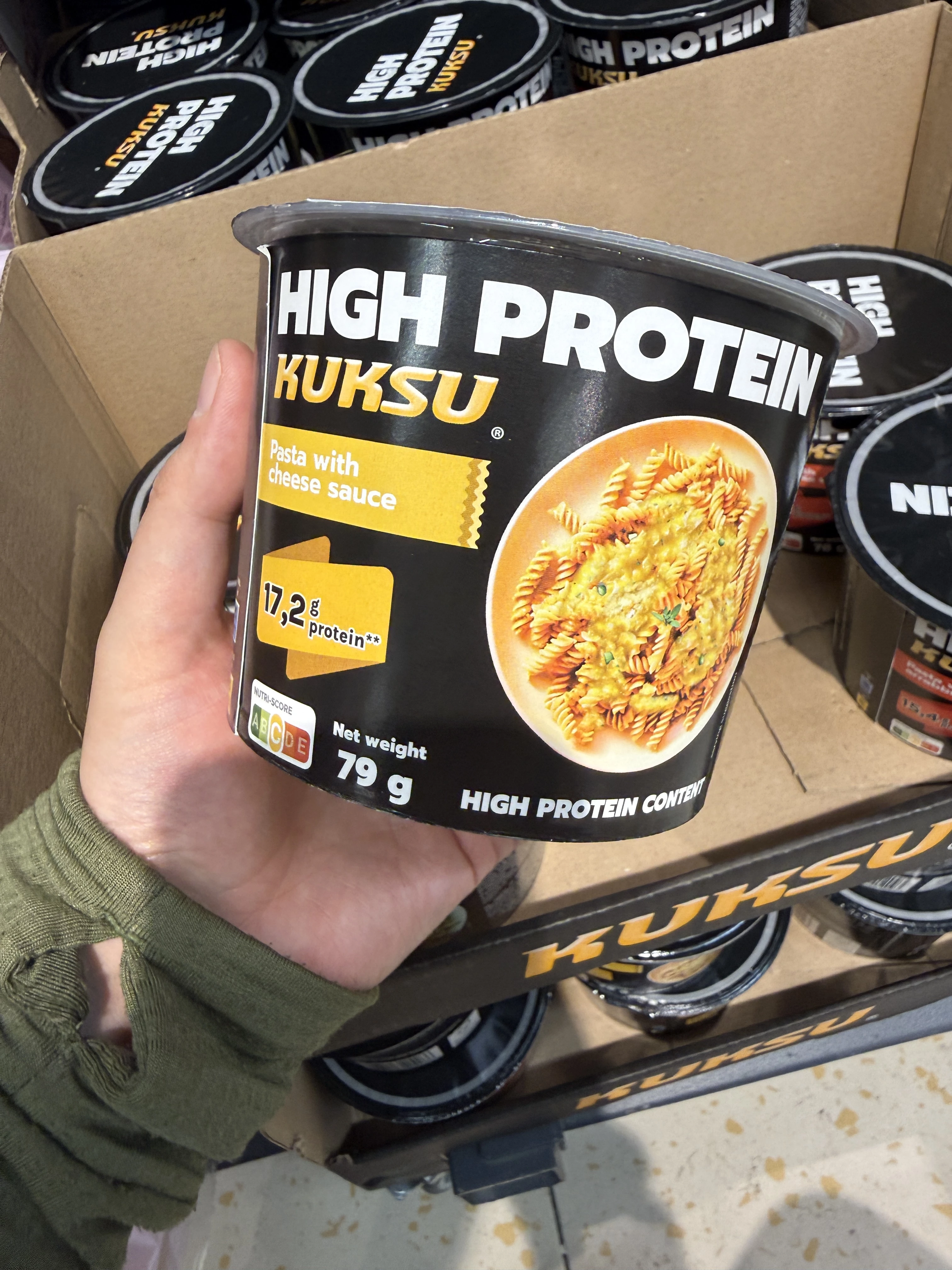 Kuksu High Protein Makaron w sosie serowym | 79g
