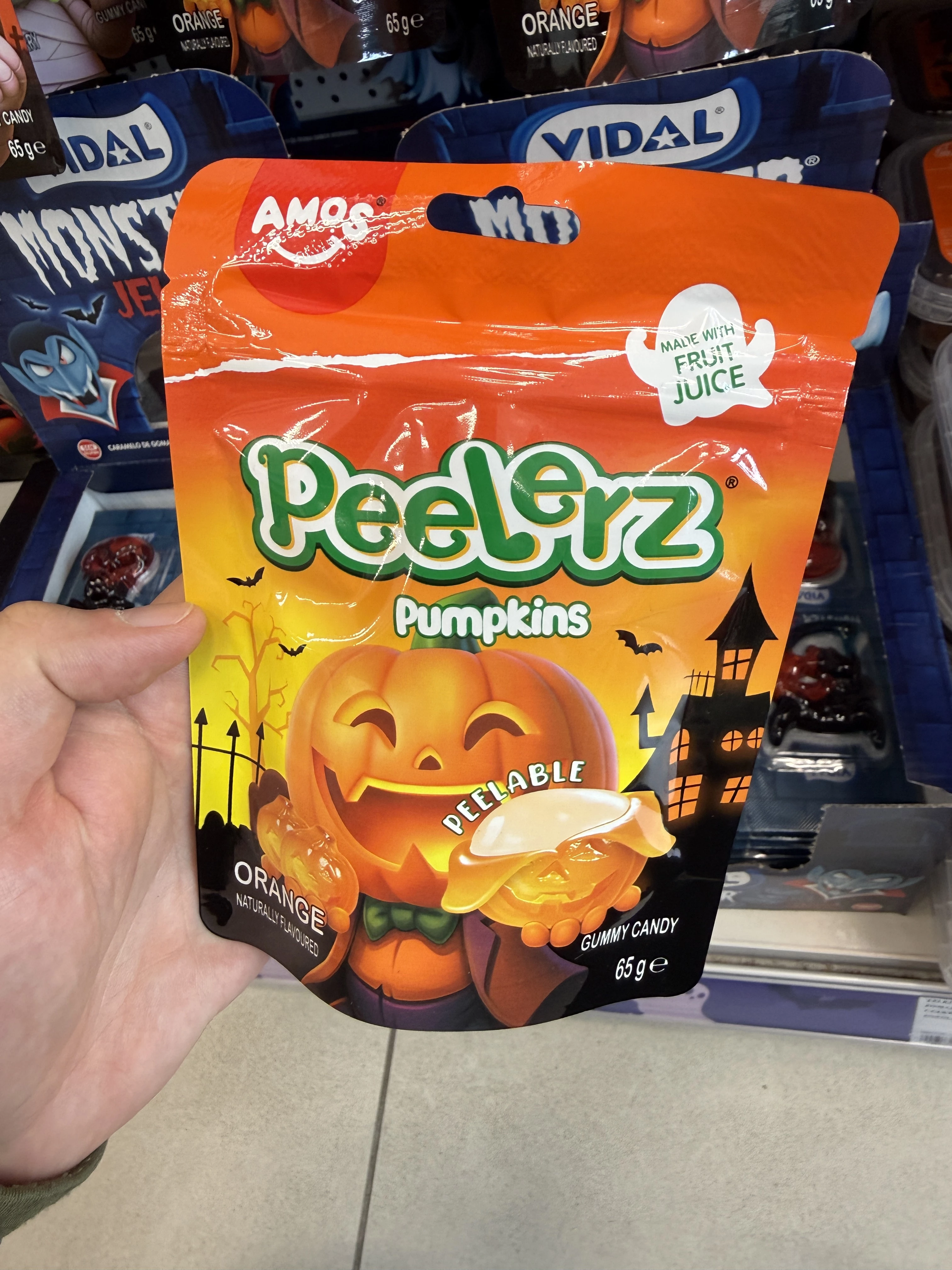 Amos Peelerz Gummy Pumpkins | 65g