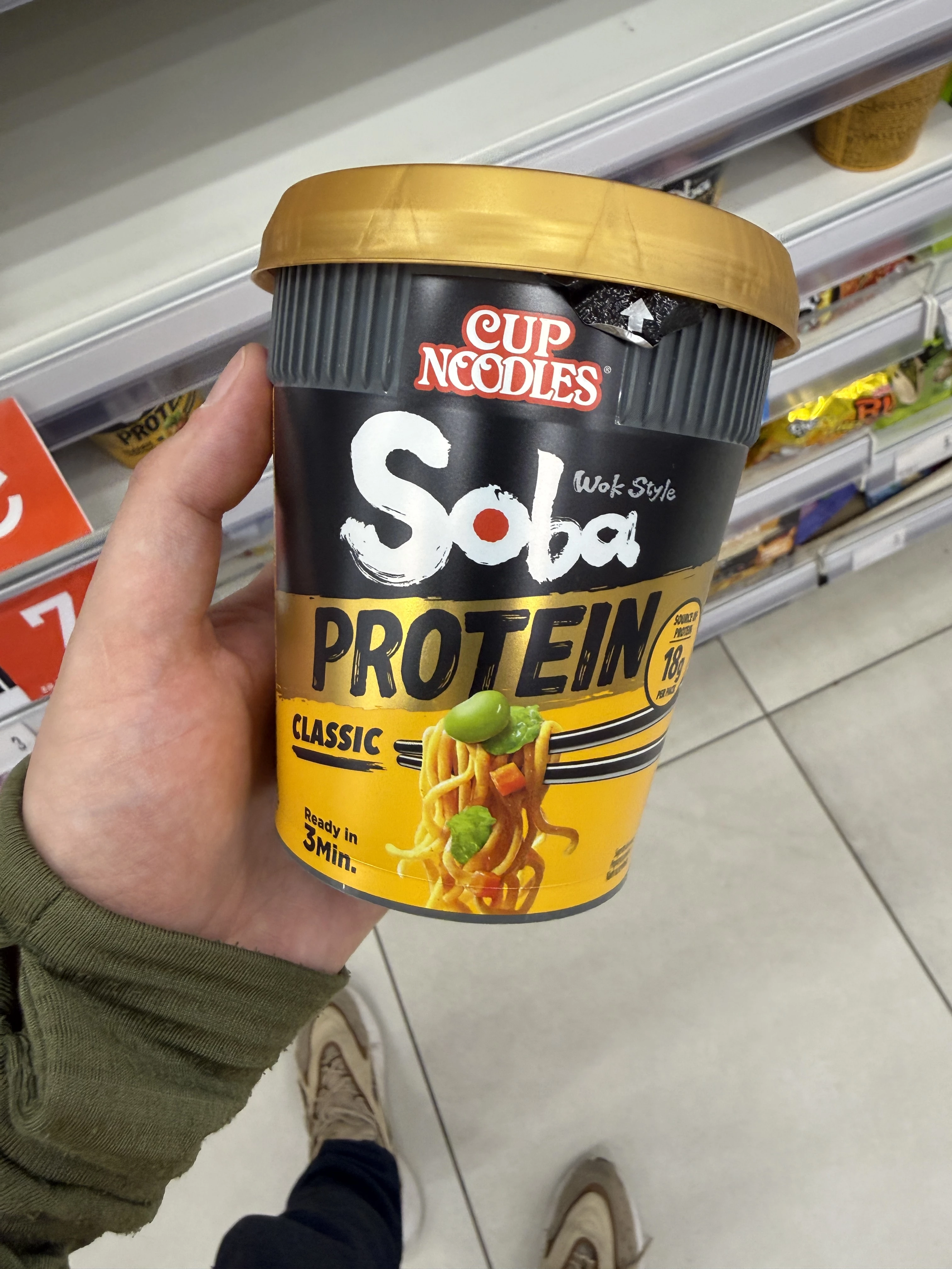 Nissin Cup Noodles Soba Protein Classic | 92g