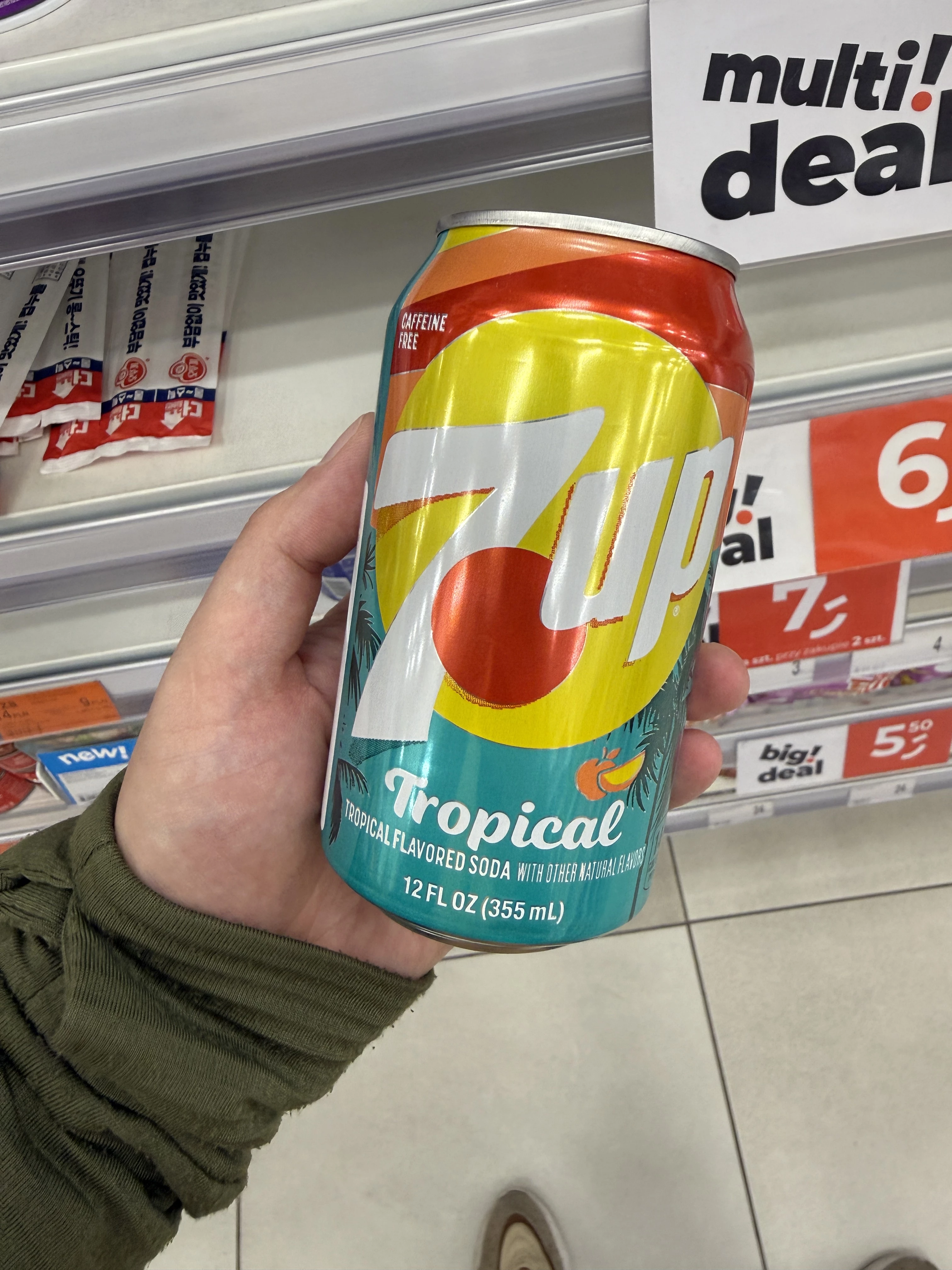 7UP Tropical Flavored Soda | 355ml