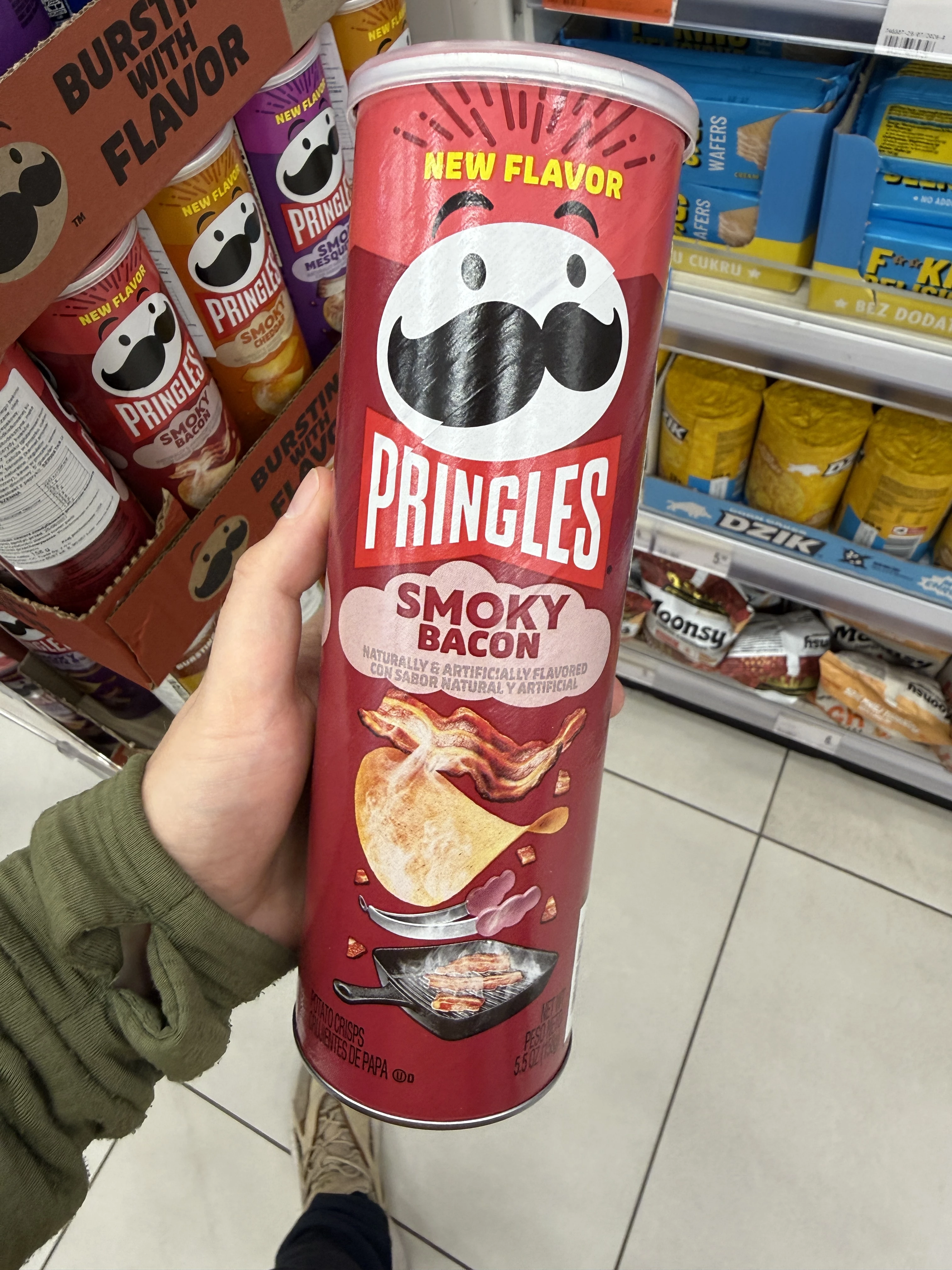 Pringles Smoky Bacon | 158g