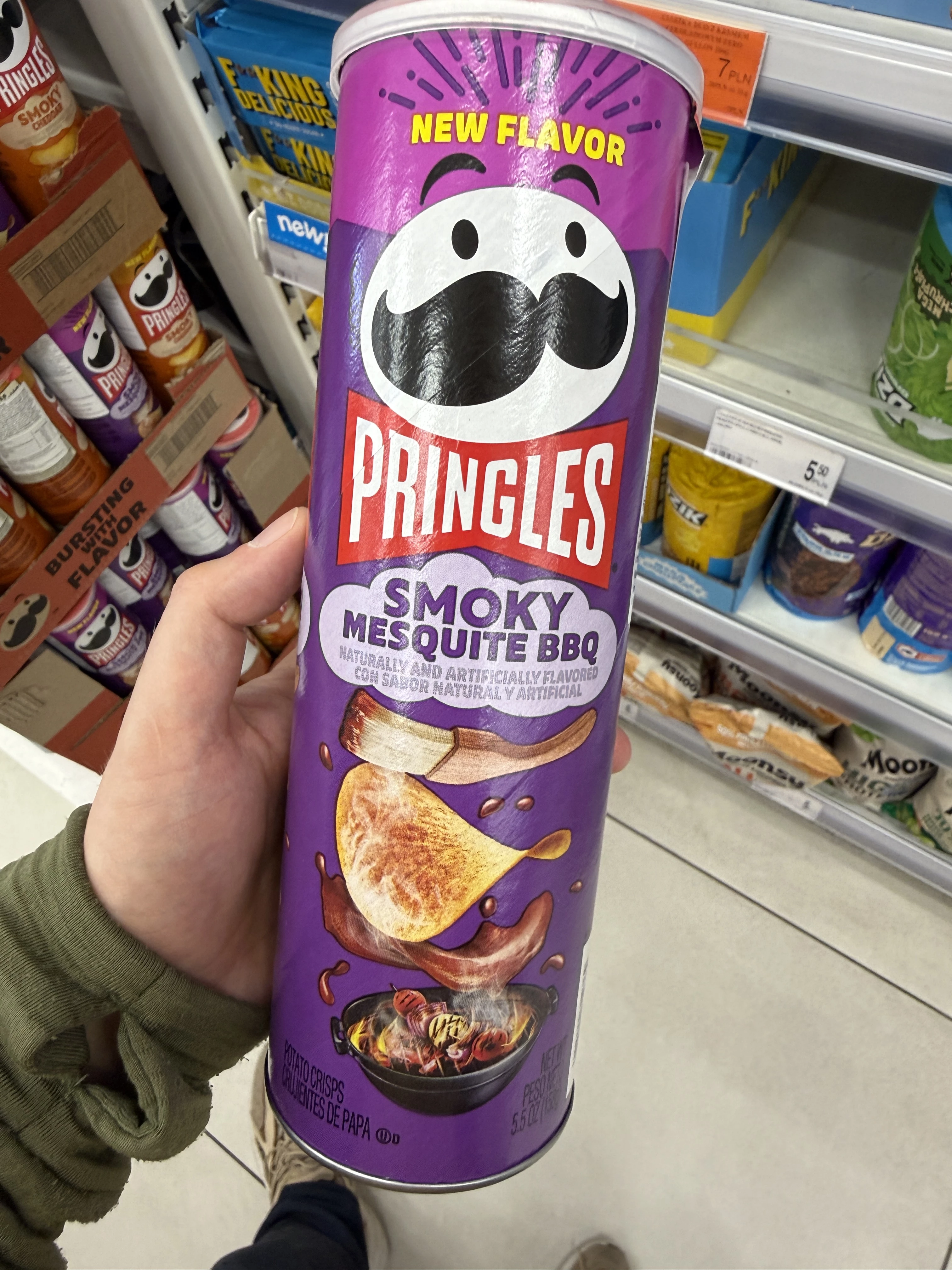Pringles Smoky Mesquite BBQ Potato Crisps | 158g