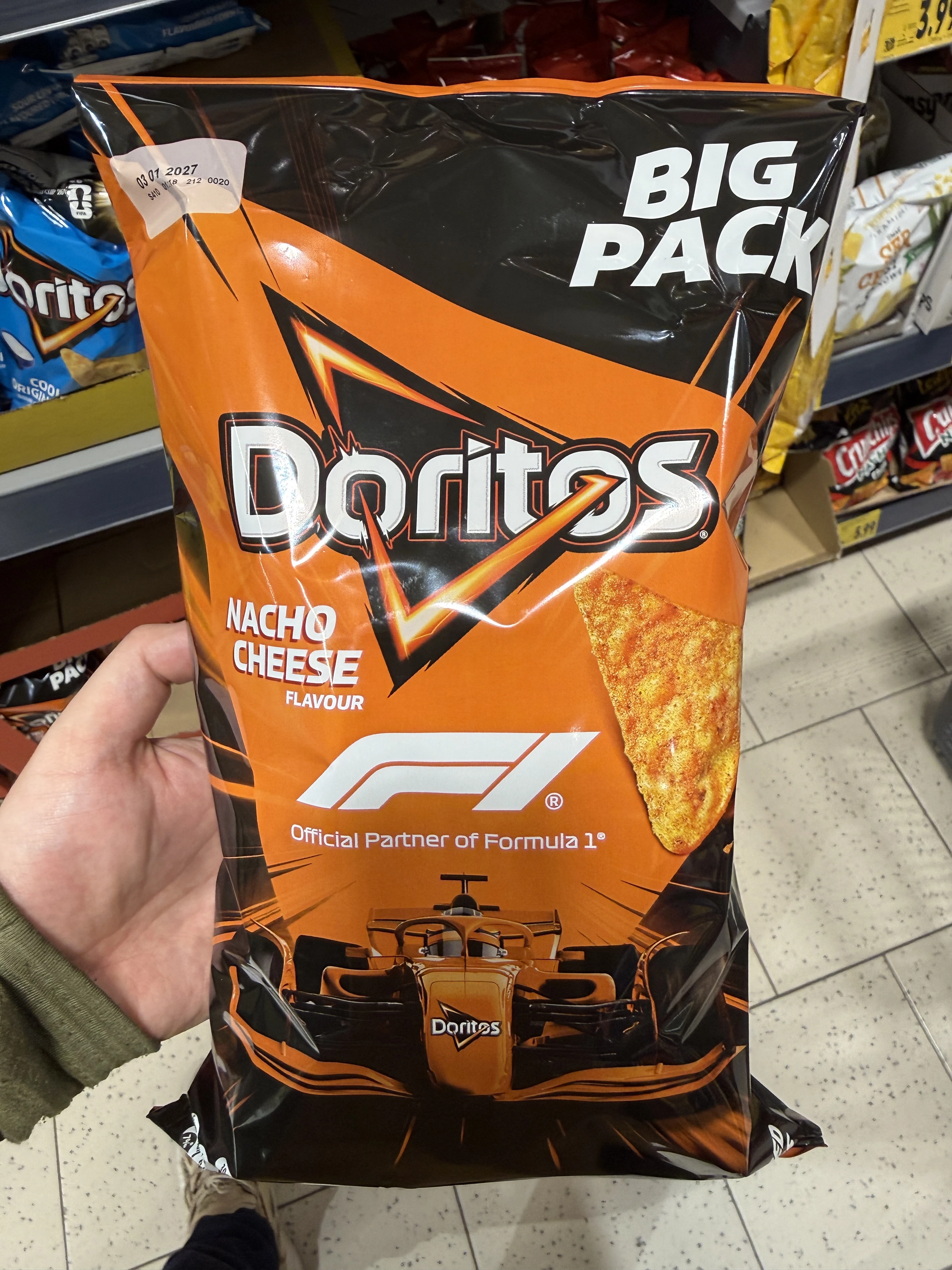 Doritos Nacho Cheese F1 Big Pack | 180g