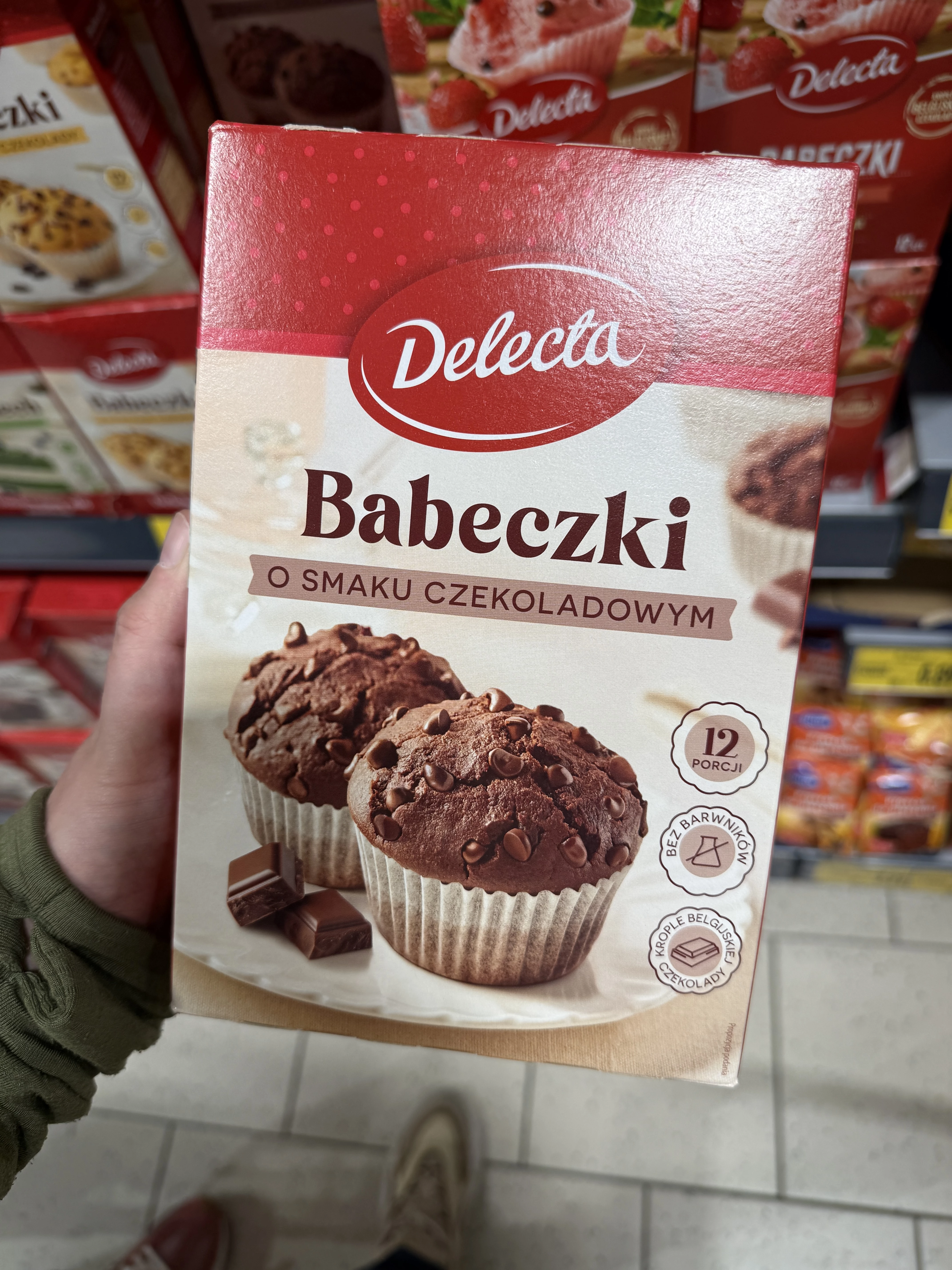Delecta Babeczki smak czekoladowy | 280g