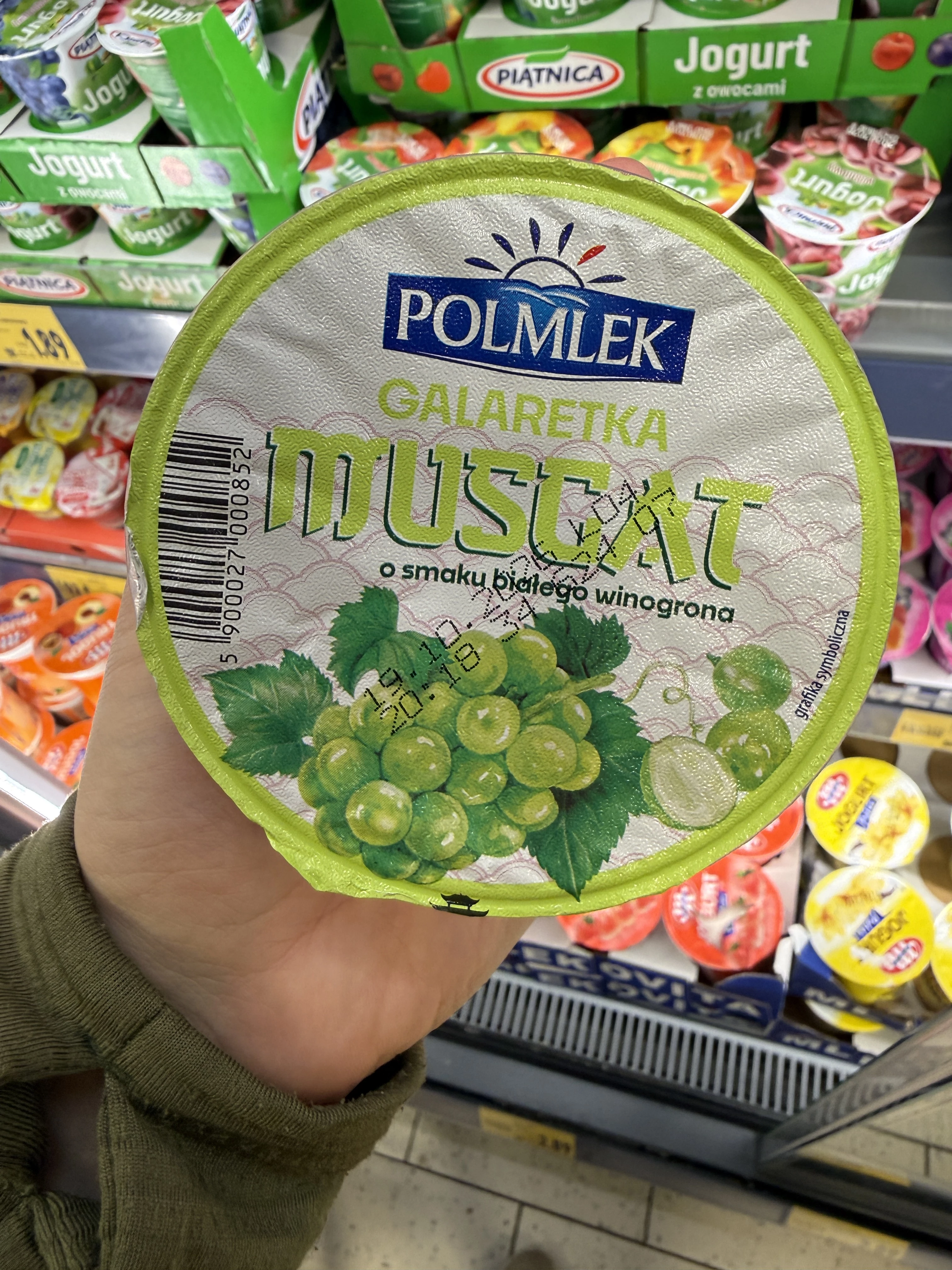 Polmlek Galaretka Asia Style Muscat (biały winogrono) | 175g
