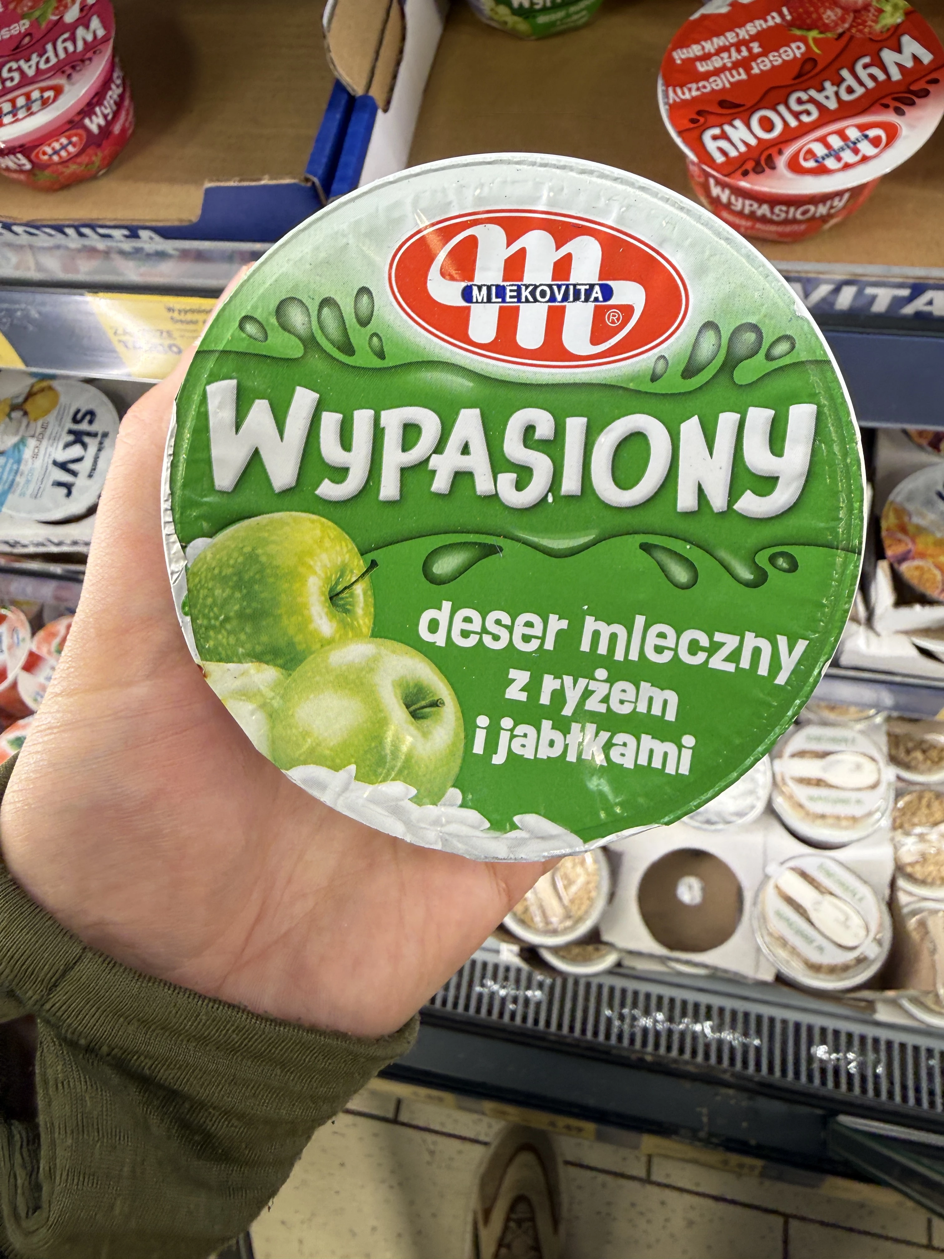 Mlekovita Wypasiony deser mleczny z ryżem i jabłkami | 150g