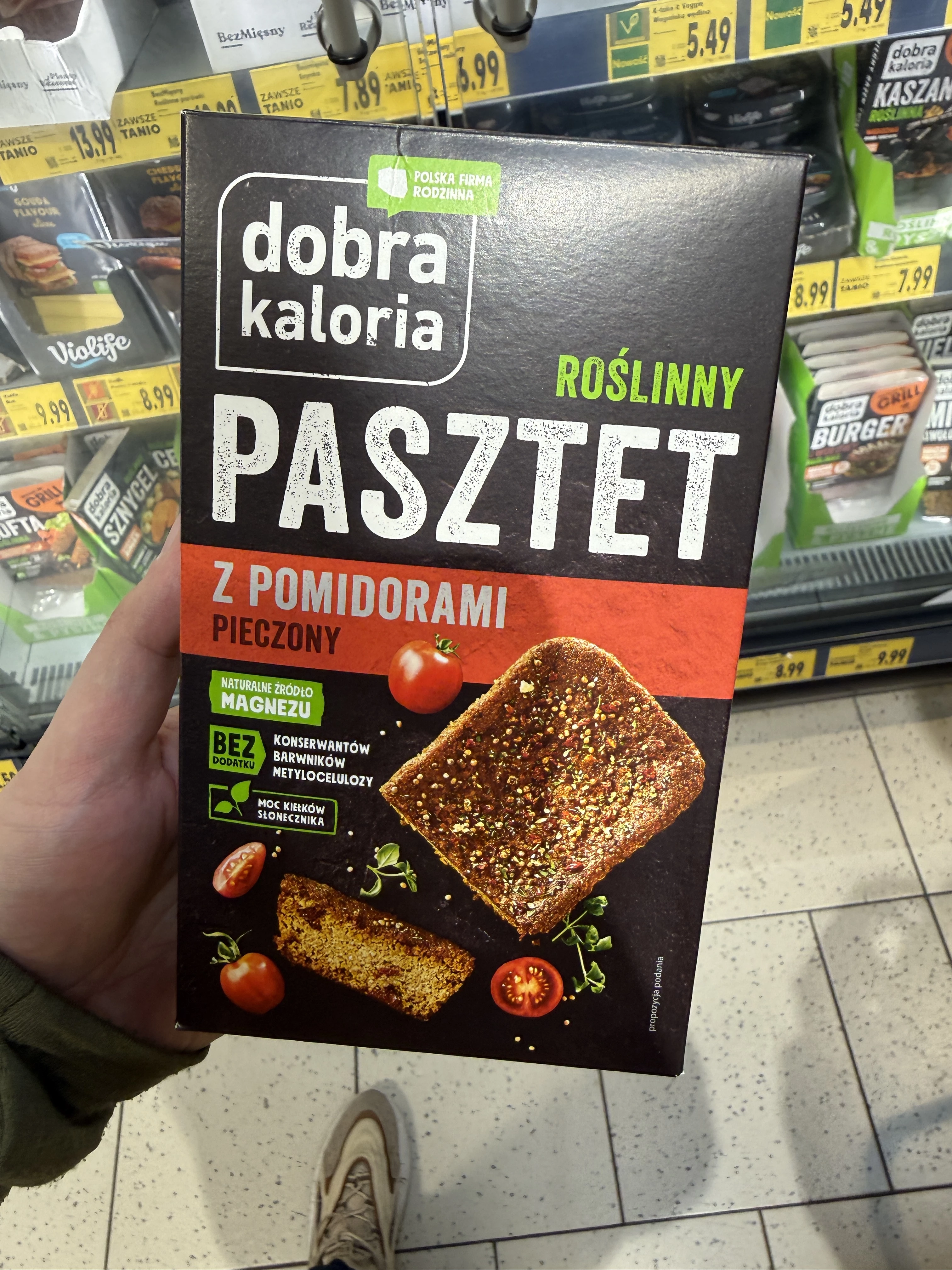 Dobra Kaloria Roślinny pasztet z pomidorami pieczony | 220g