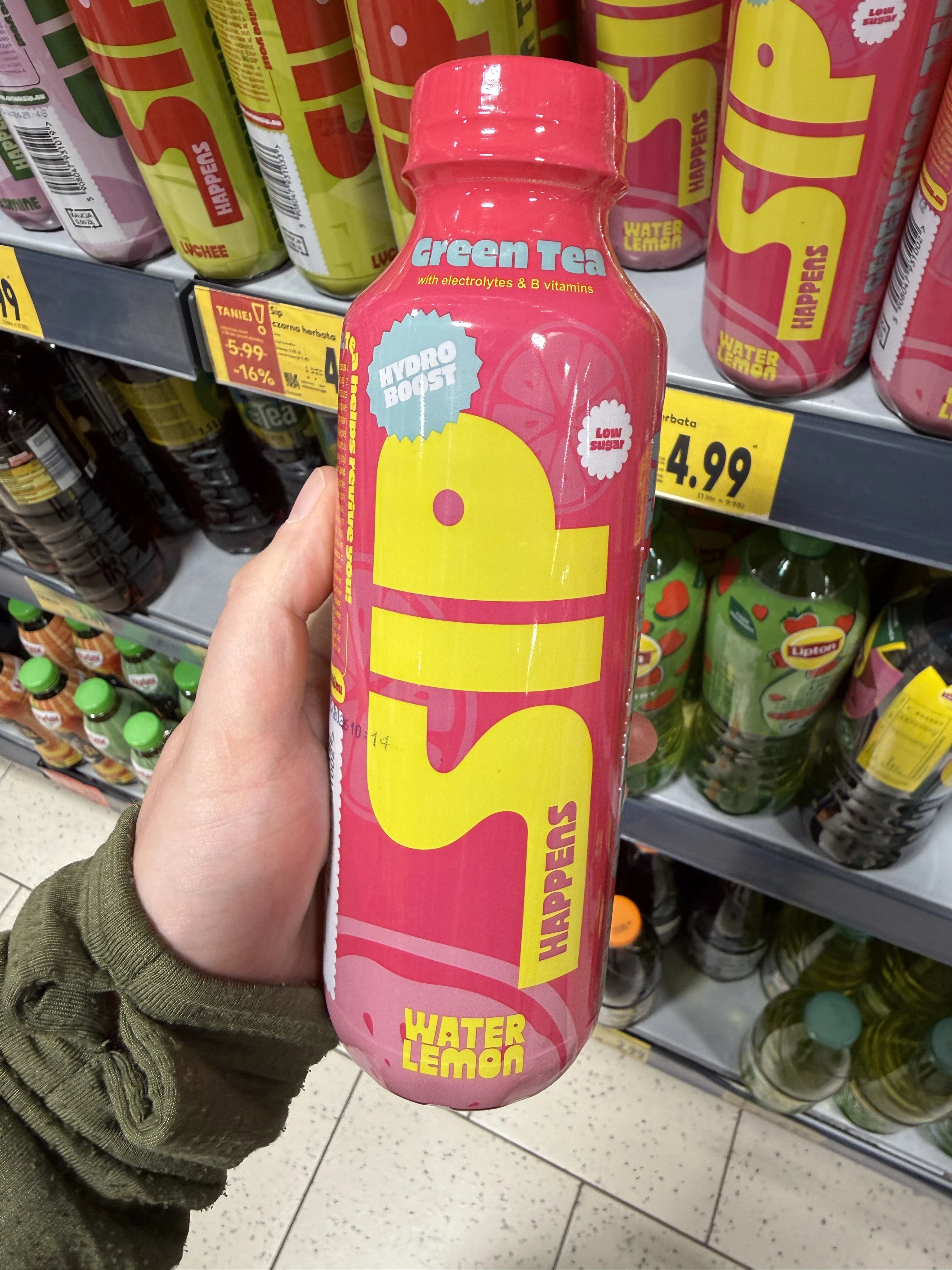 SIP Happens Green Tea Water Lemon | 500ml