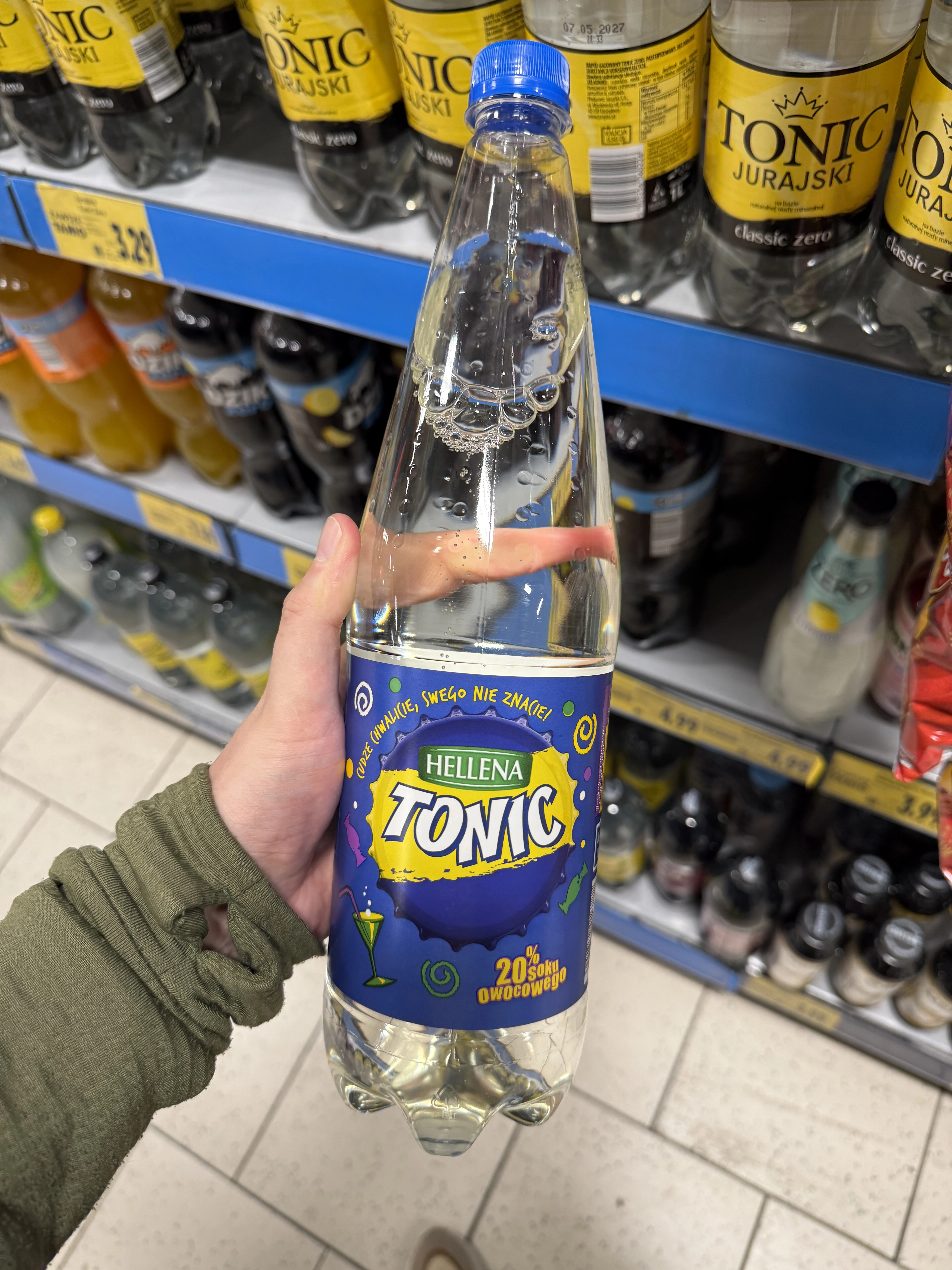 Hellena Napój Tonic 20% soku owocowego | 1250ml