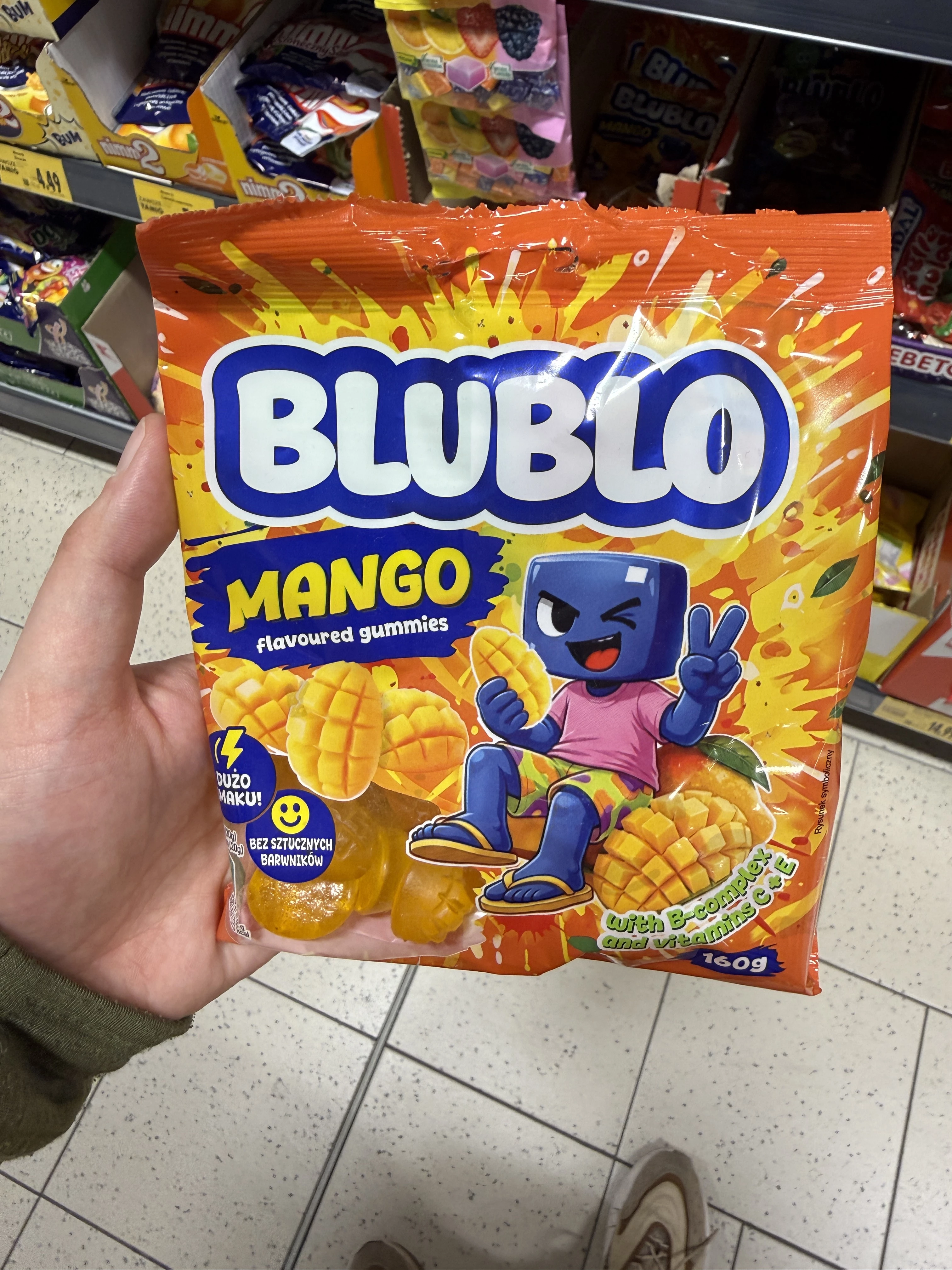Blublo Mango flavoured gummies | 160g