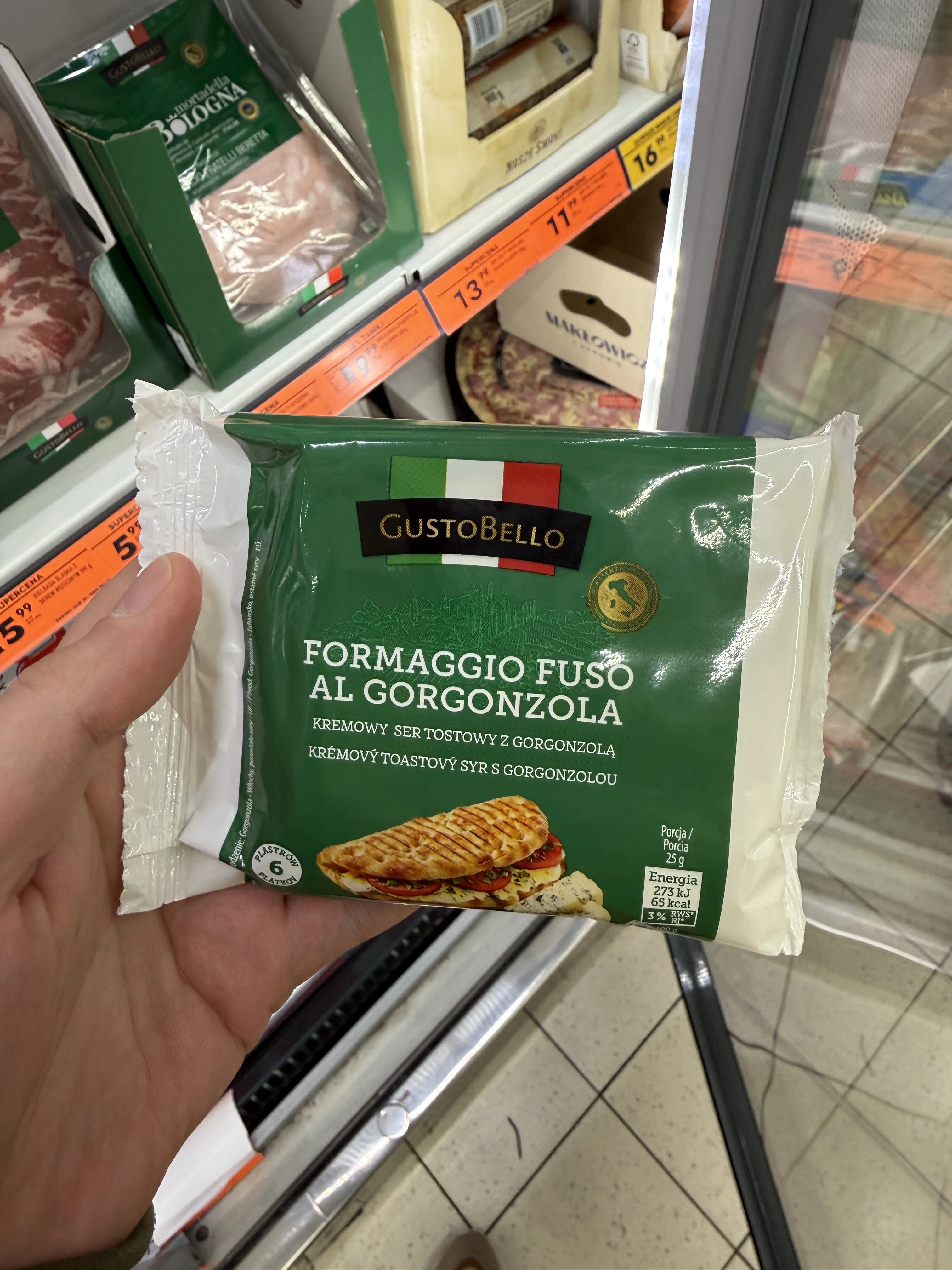 GustoBello Kremowy ser tostowy z gorgonzolą | 150g