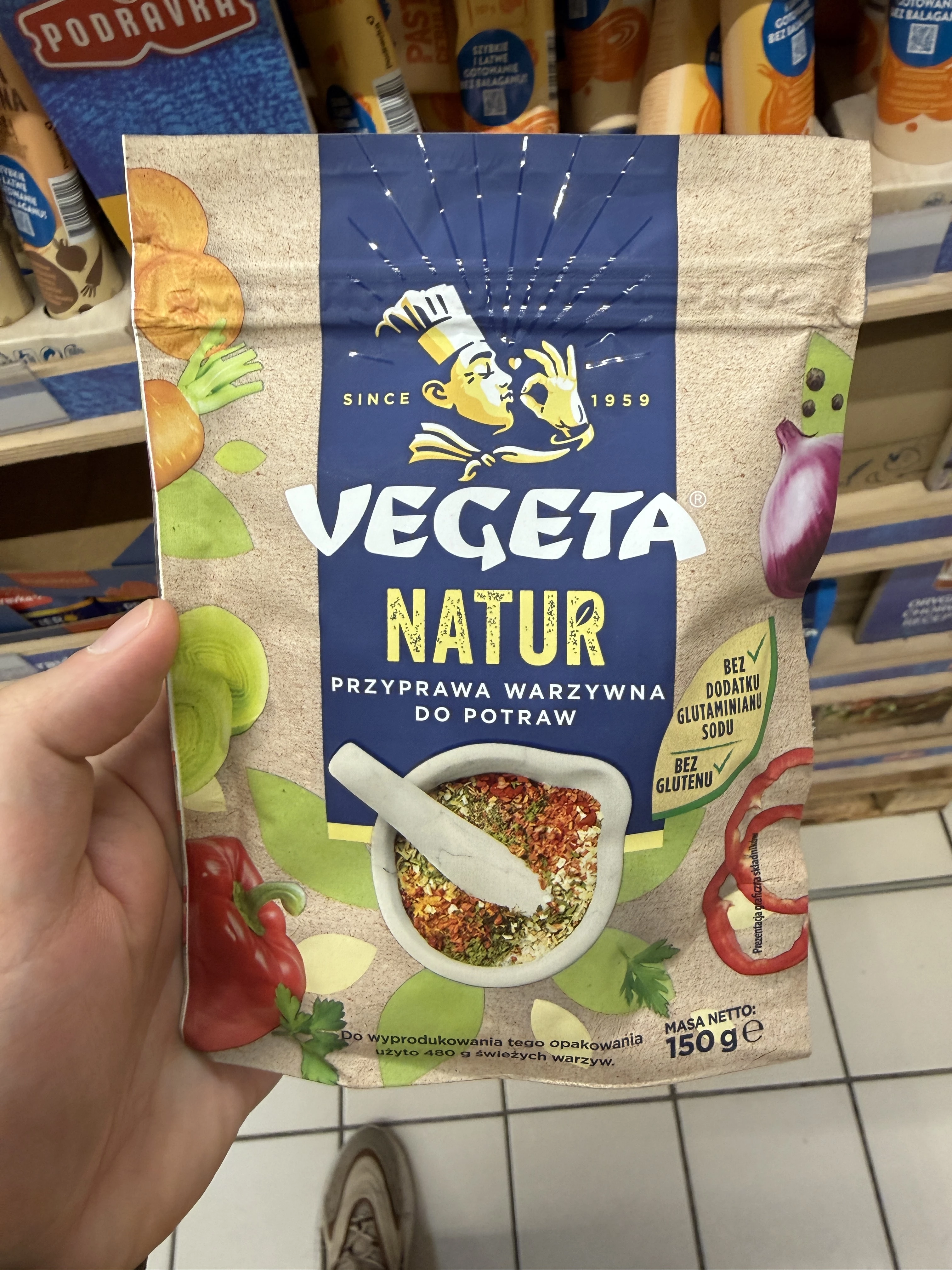 Vegeta Natur Przyprawa warzywna do potraw | 150g