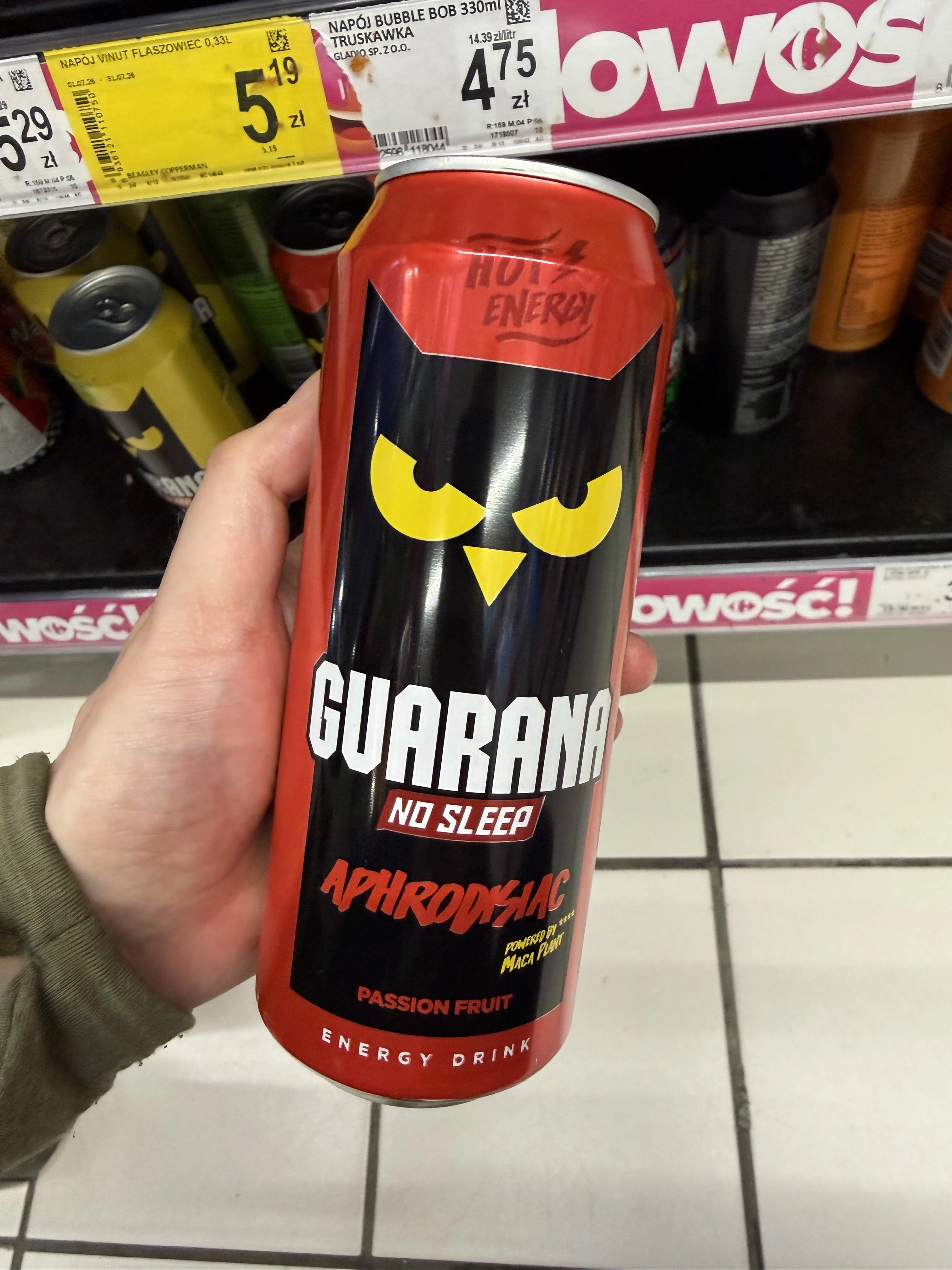 Guarana No Sleep Aphrodisiac Passion Fruit / Marakuja | 500ml