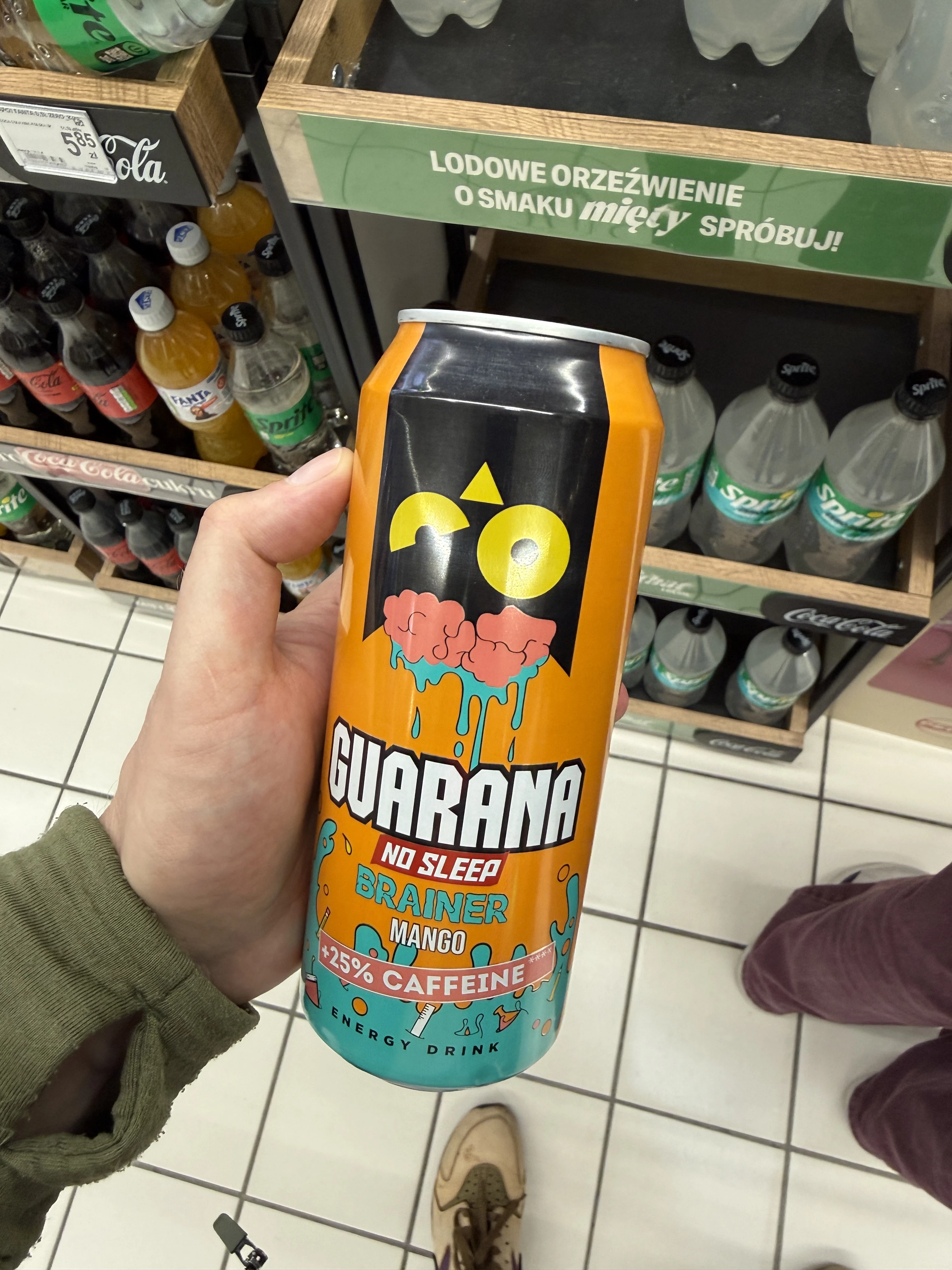 Guarana No Sleep Brainer Mango | 500ml
