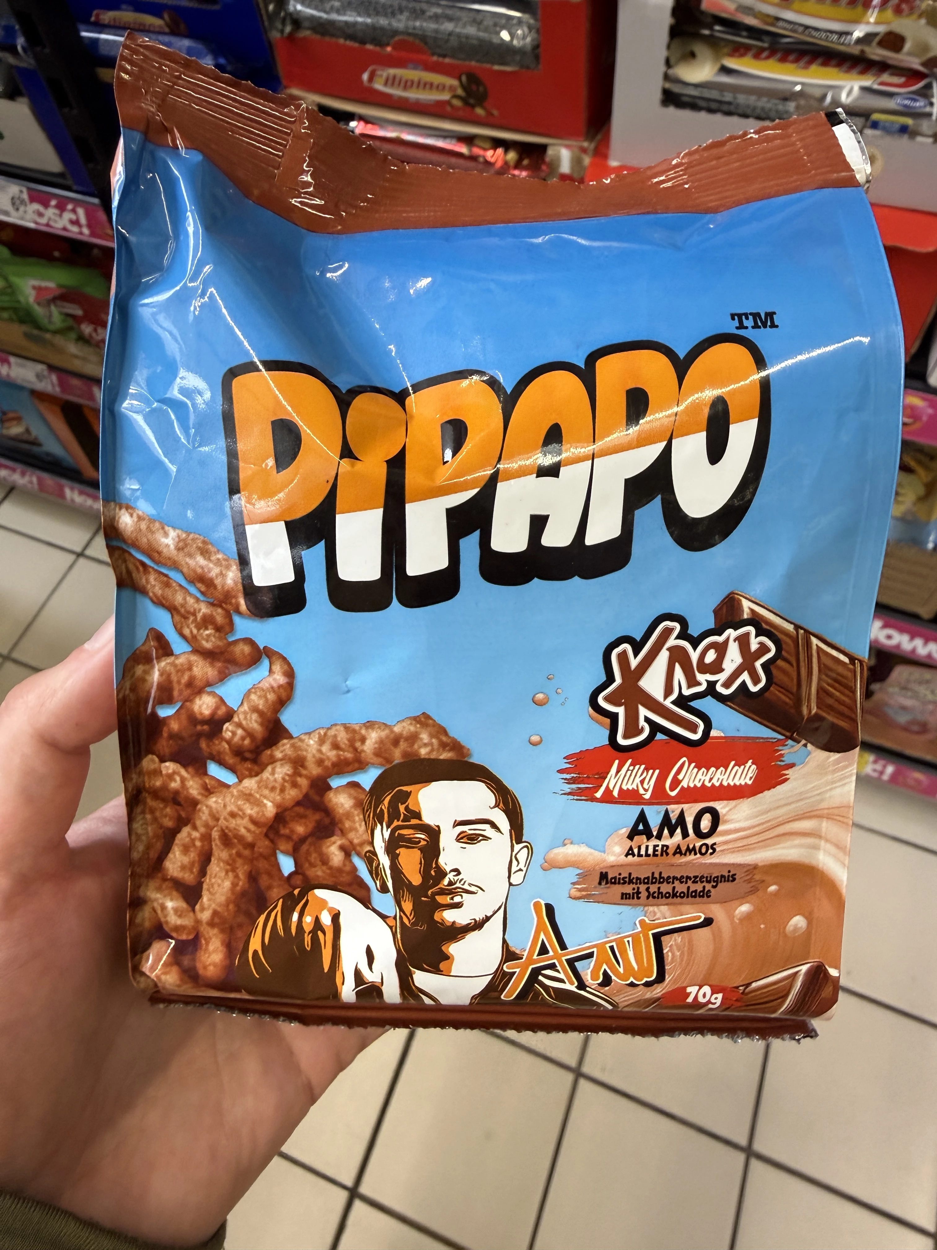 Pipapo Knax Milky Chocolate AMO Aller Amos | 70g