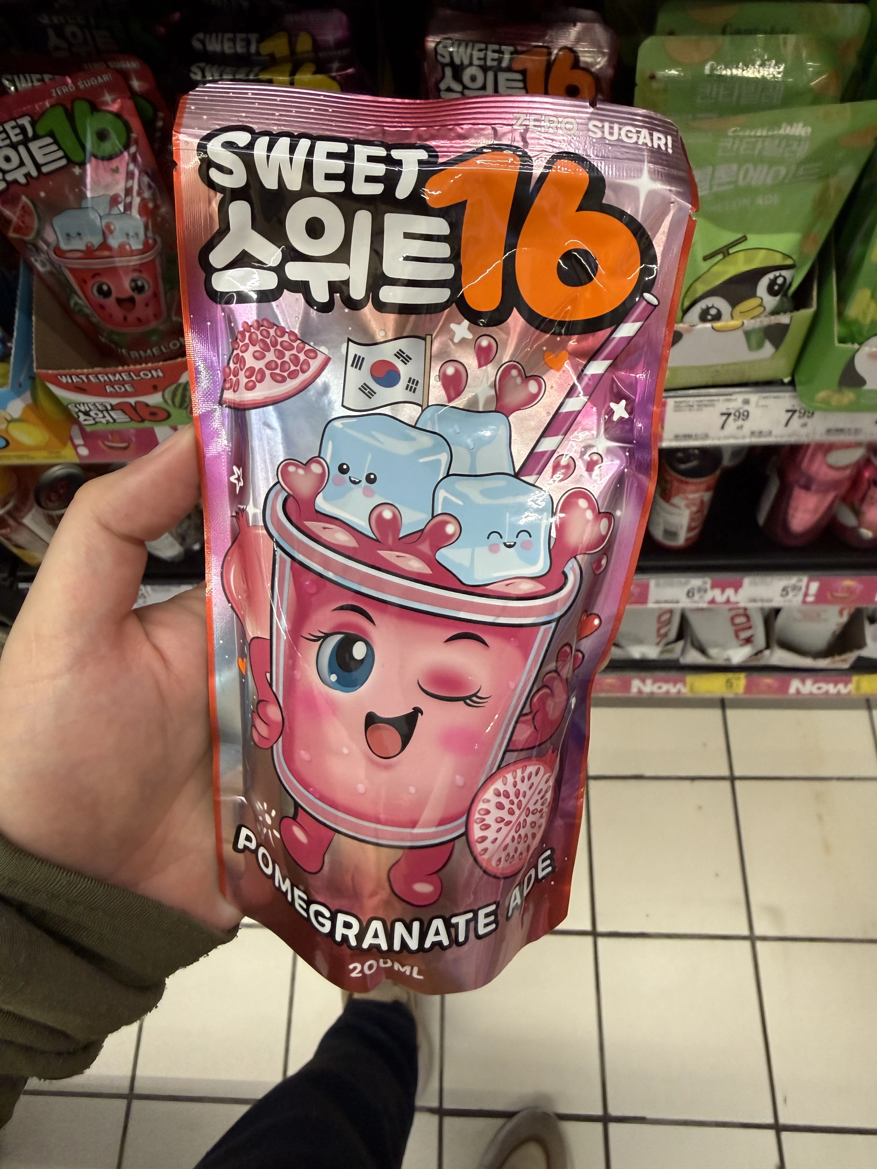 Sweet16 Pomegranate Ade Zero Sugar | 200ml