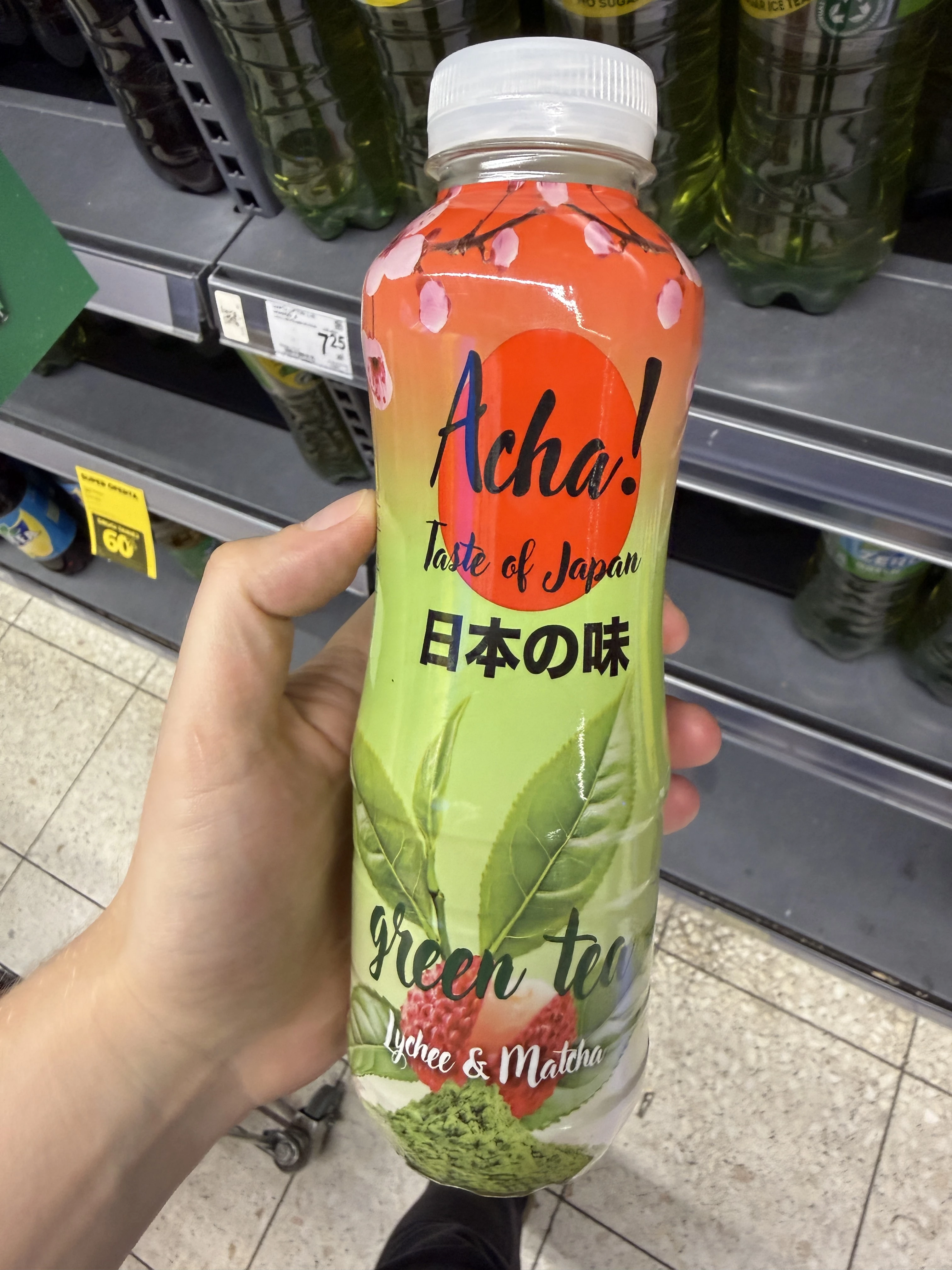 Acha! Taste of Japan Green Tea Lychee & Matcha | 500ml