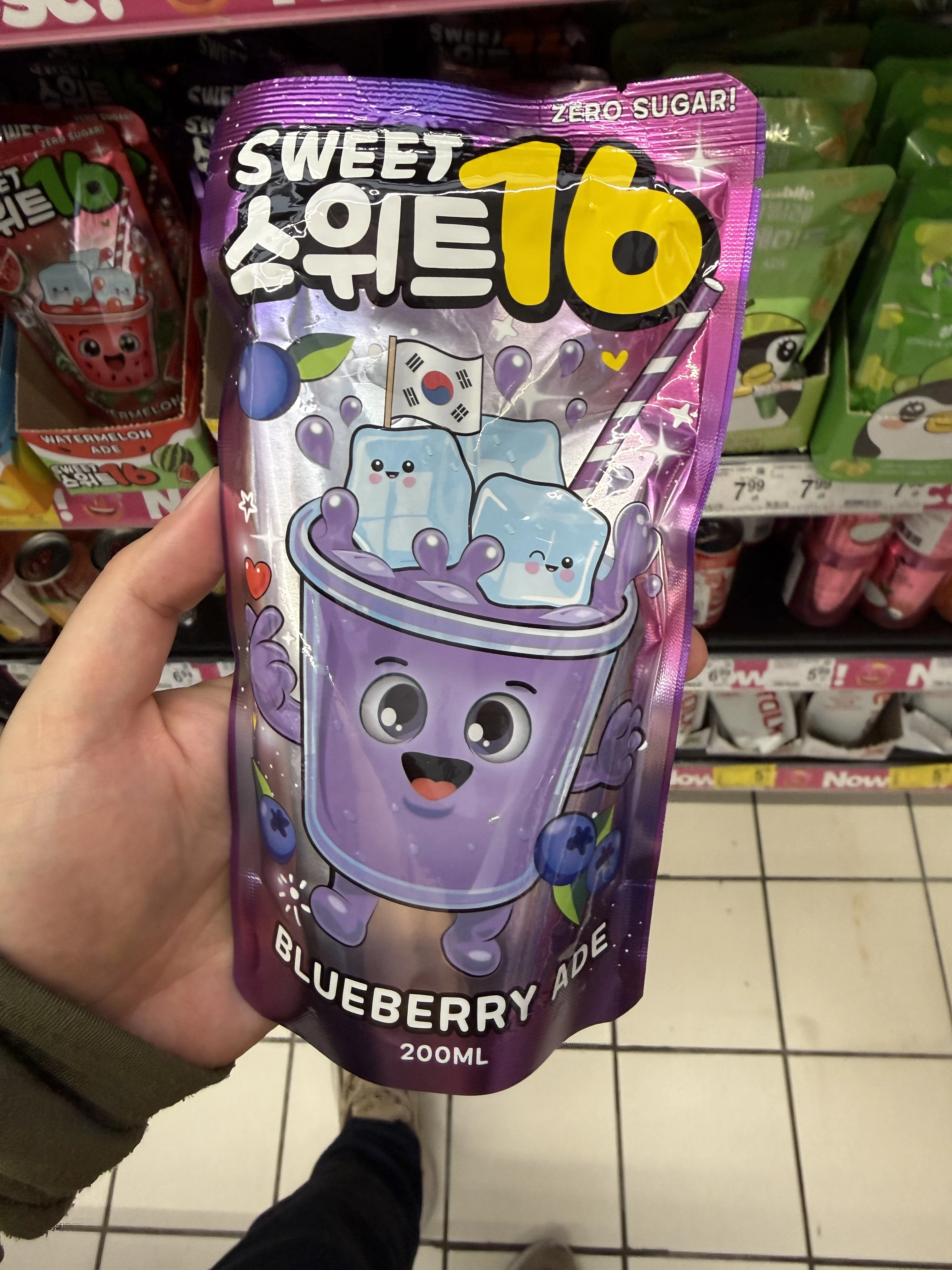 Sweet 16 Blueberry Ade Zero Sugar | 200ml