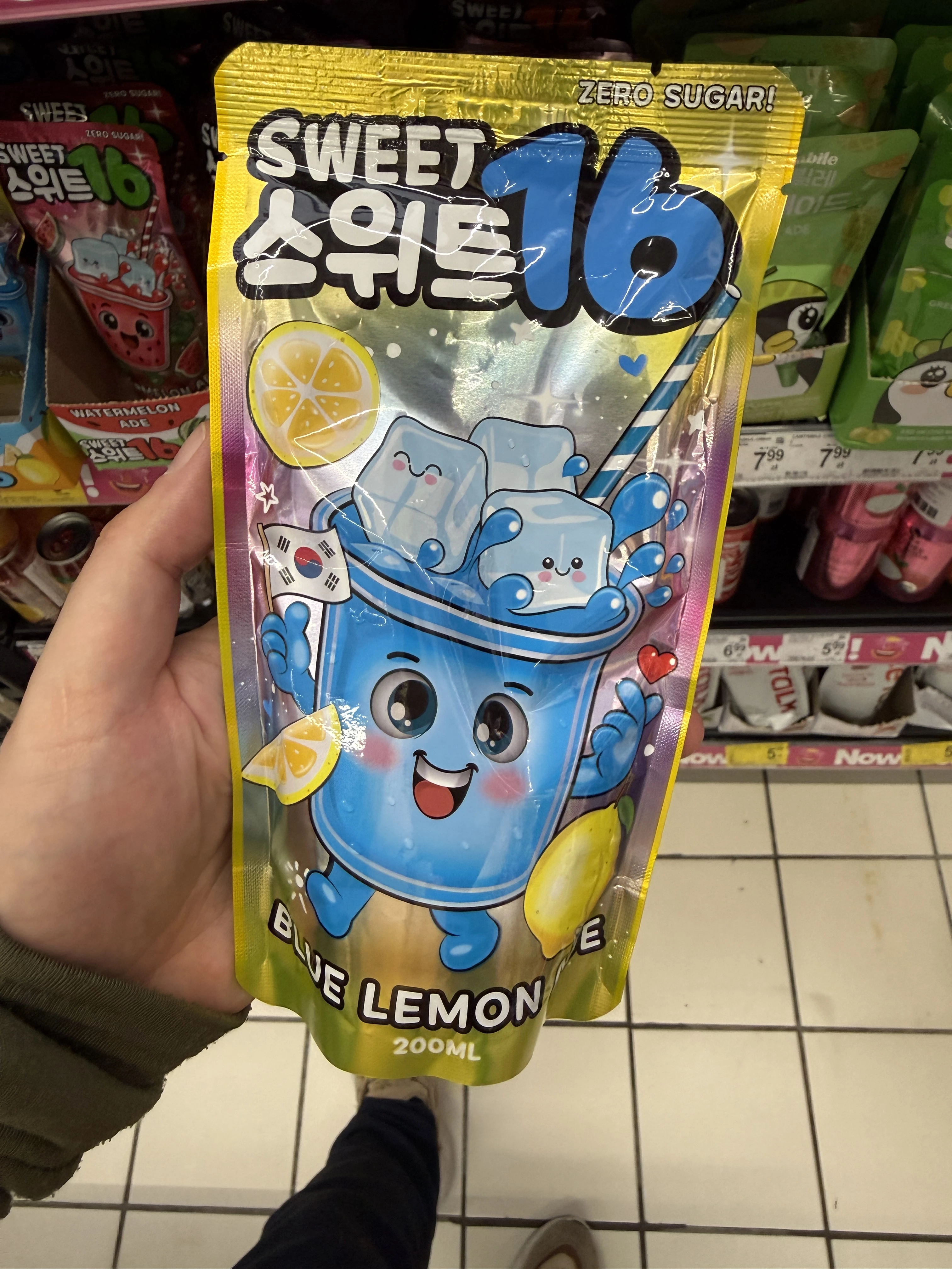 Sweet16 Blue Lemon Ade Zero Sugar | 200ml