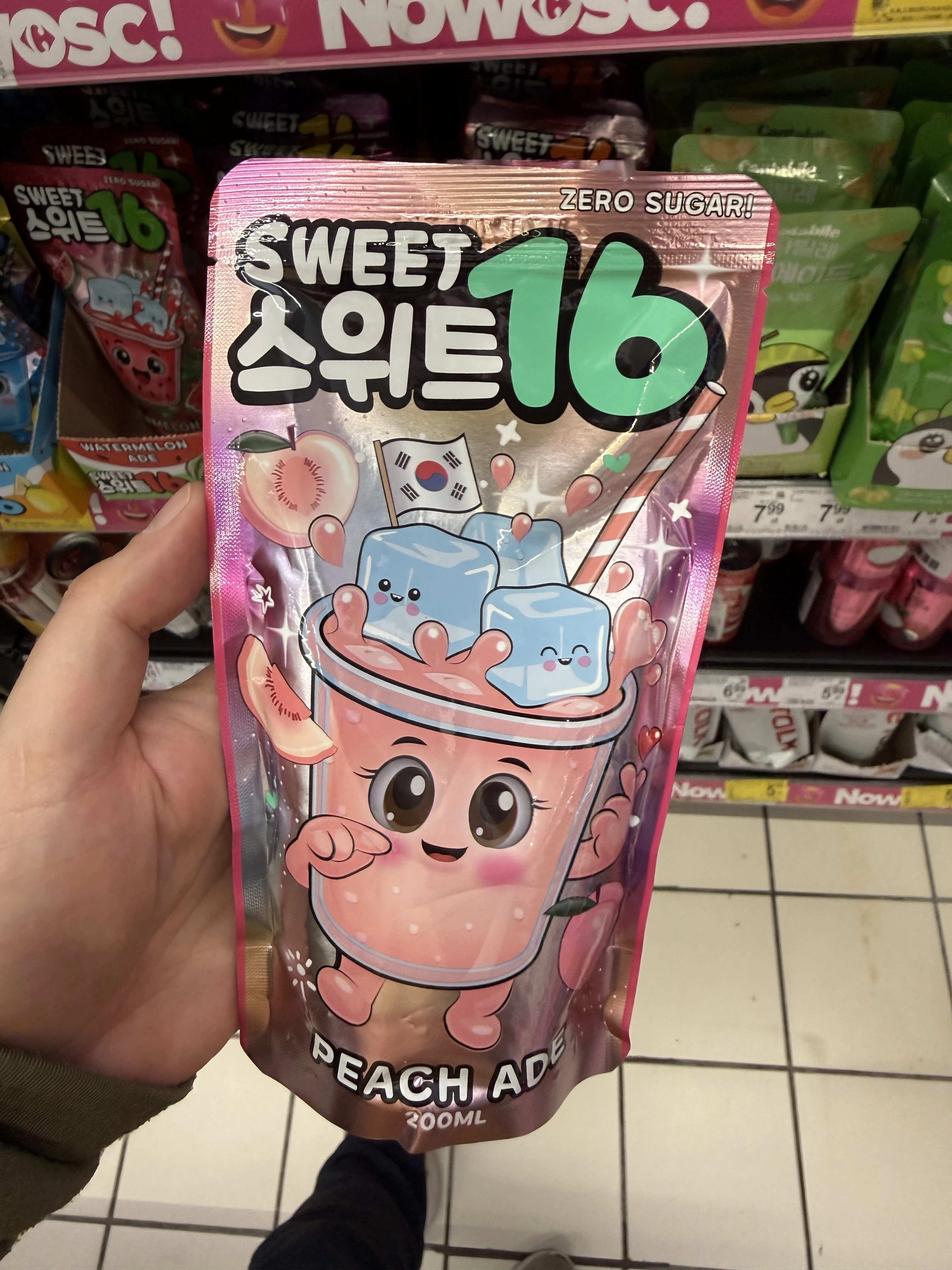 Sweet16 Peach Ade Zero Sugar | 200ml