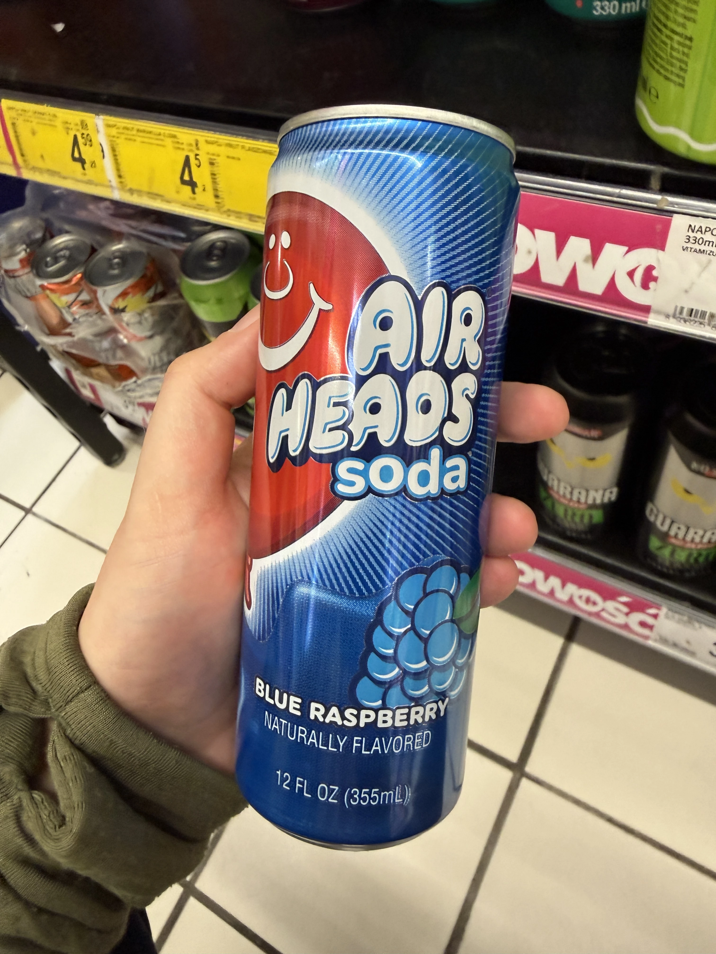 Airheads Soda Blue Raspberry | 355ml