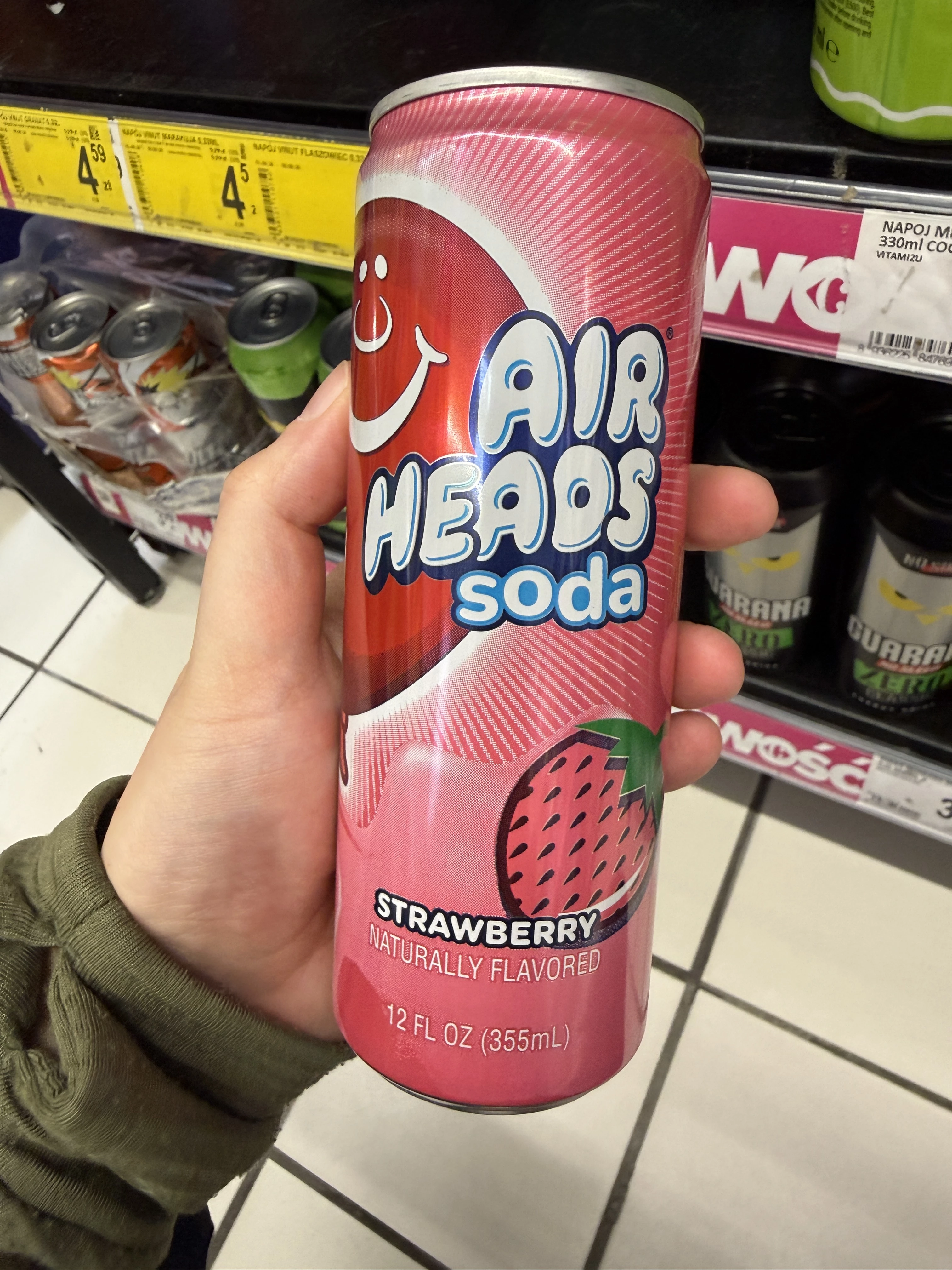 Airheads Soda Strawberry | 355ml