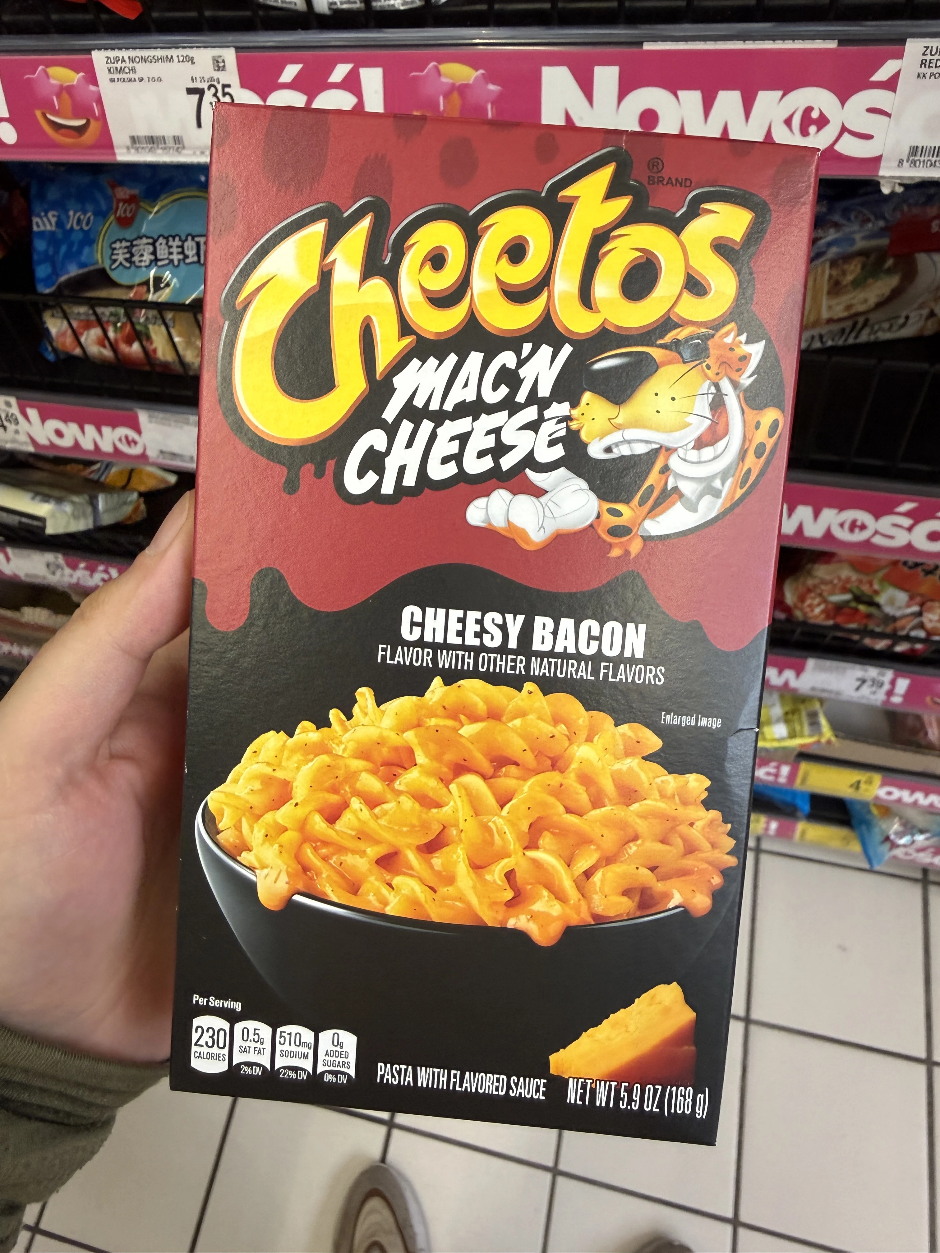 Cheetos Mac 'N Cheese Cheesy Bacon | 168g