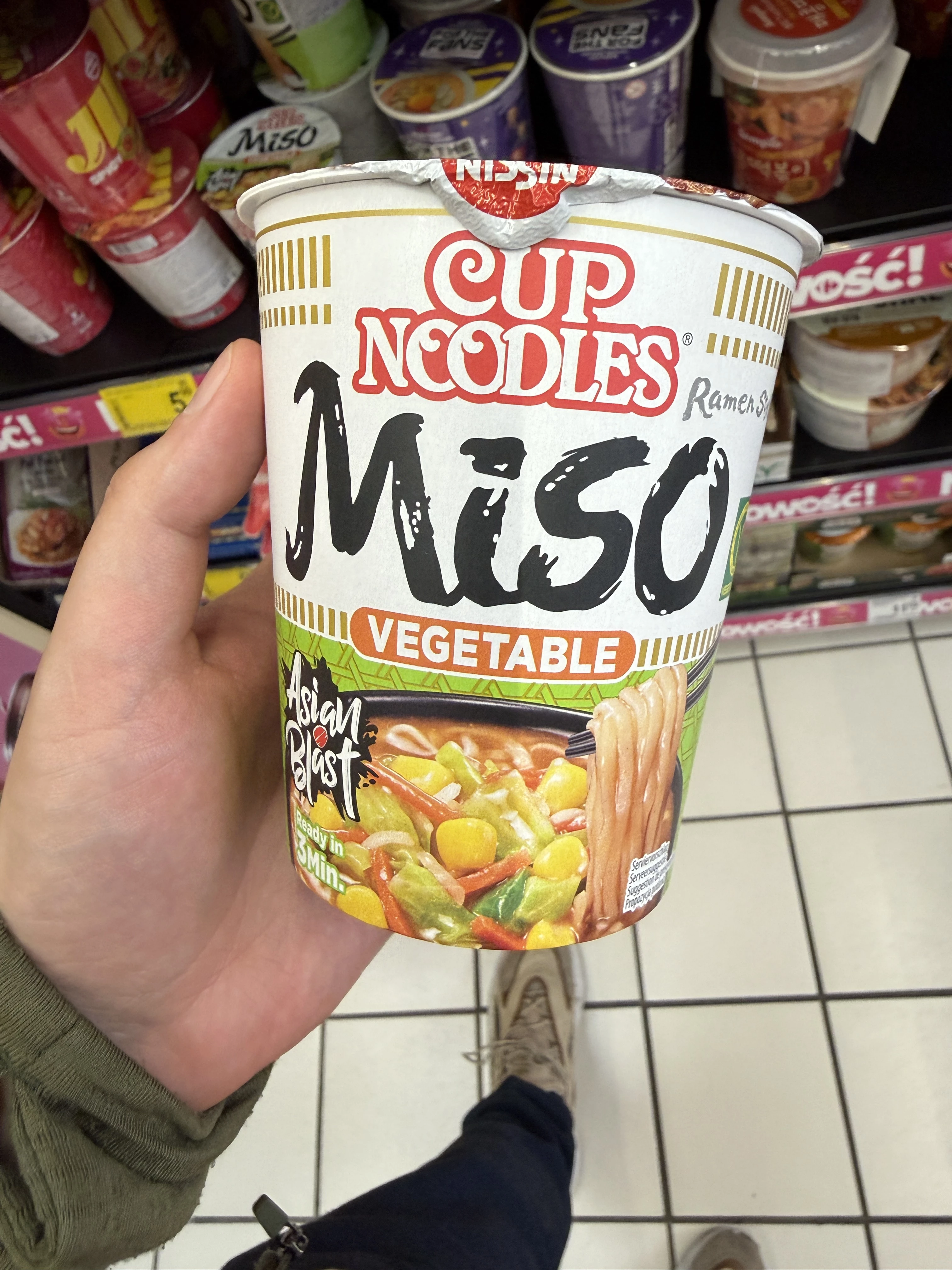 Nissin Cup Noodles Miso Vegetable | 67g