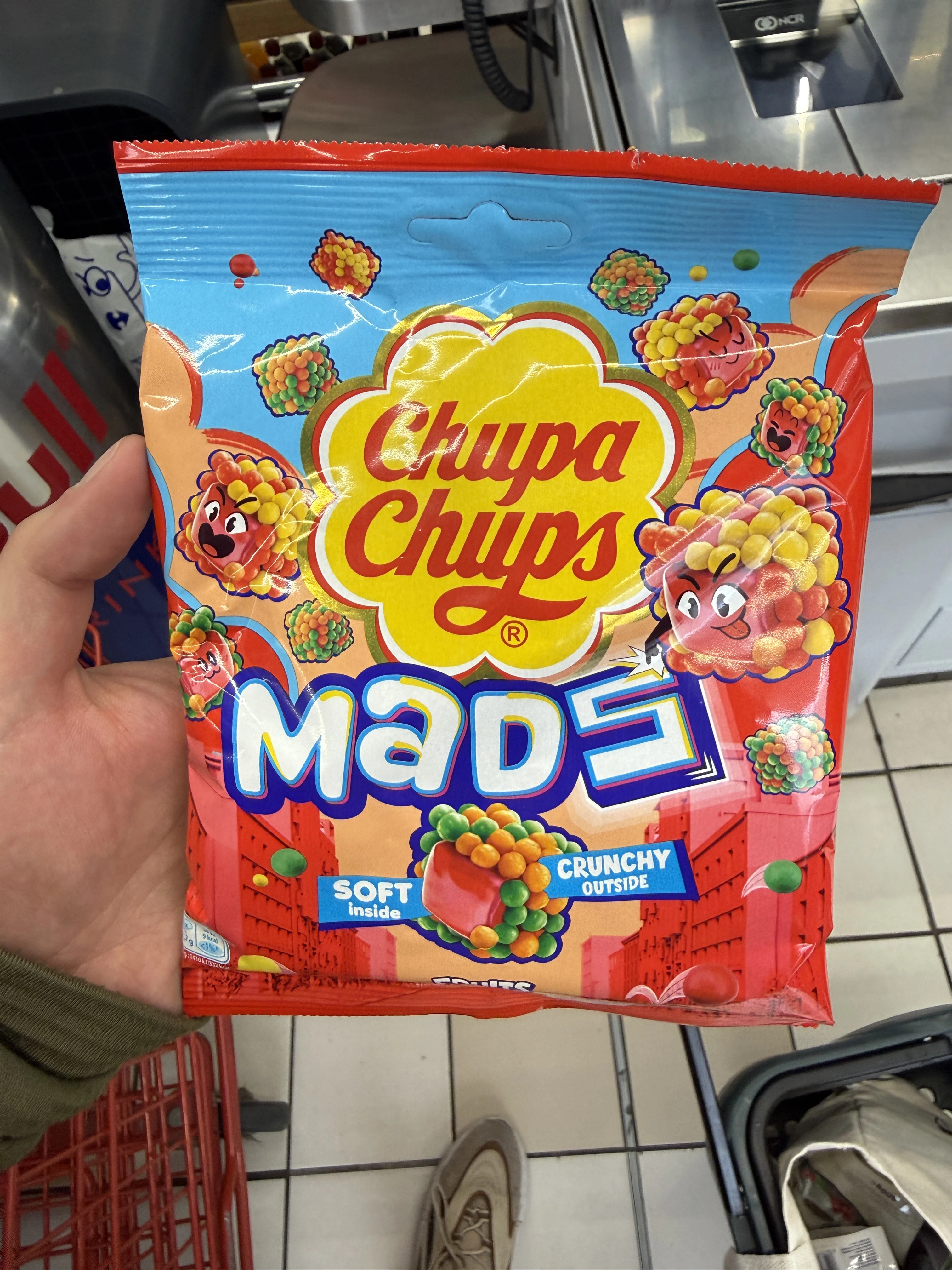 Chupa Chups Mads Żelki w chrupkiej posypce o smaku owocowym | 115g