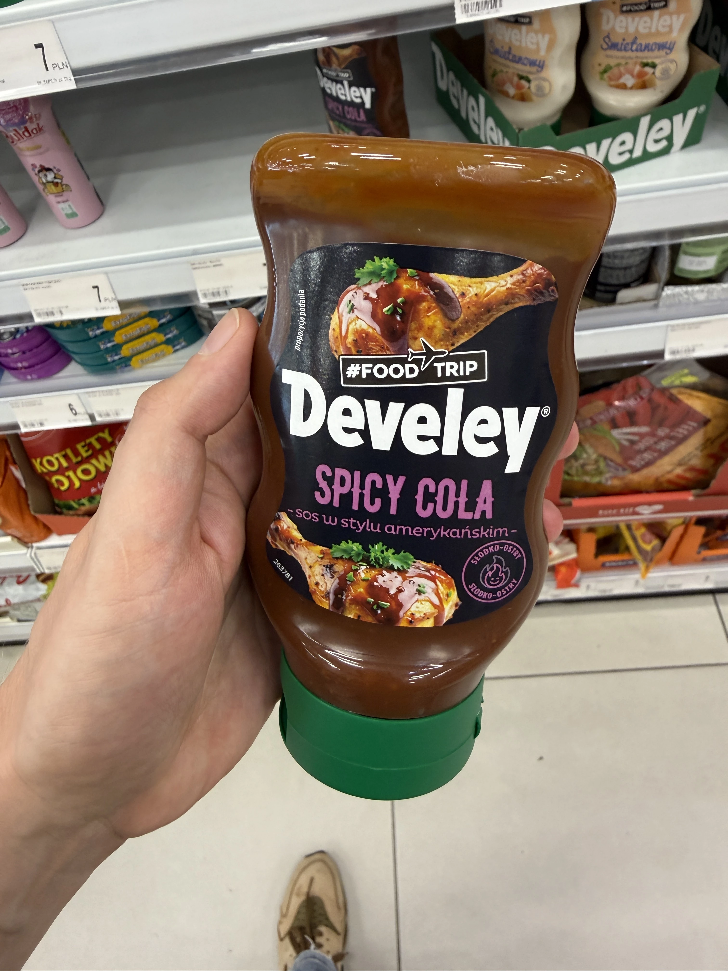 Develey Sos Spicy Cola – sos w stylu amerykańskim | 315ml / 352g