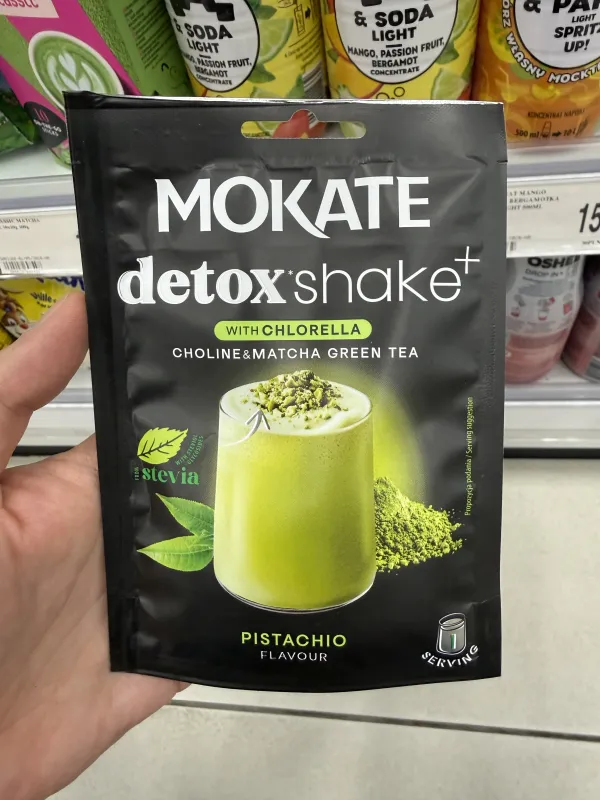 Mokate Shake Detox Mleczny na Zimno Pistacje Matcha Milk | 27g