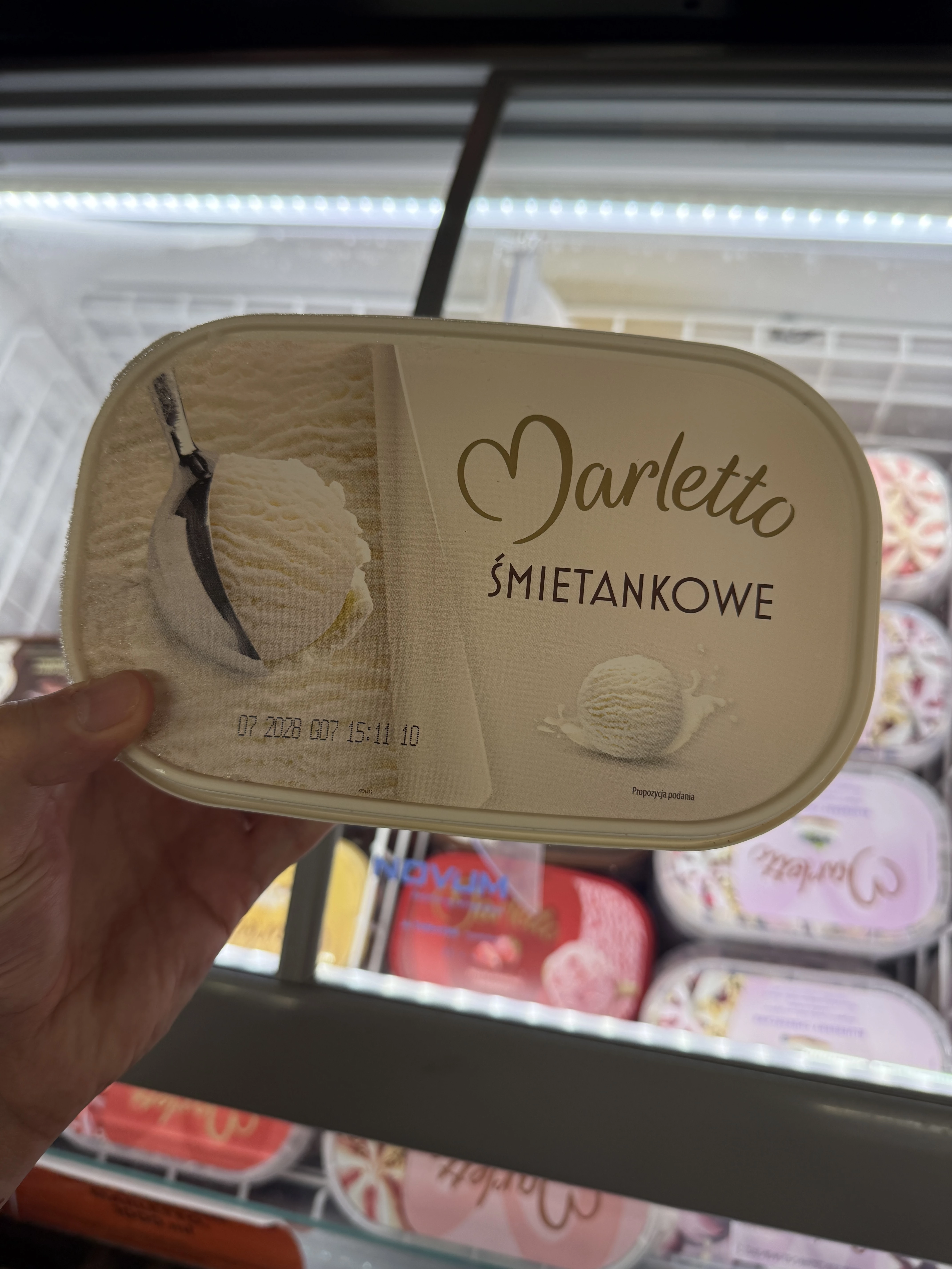 Marletto Lody śmietankowe | 1000ml/500g