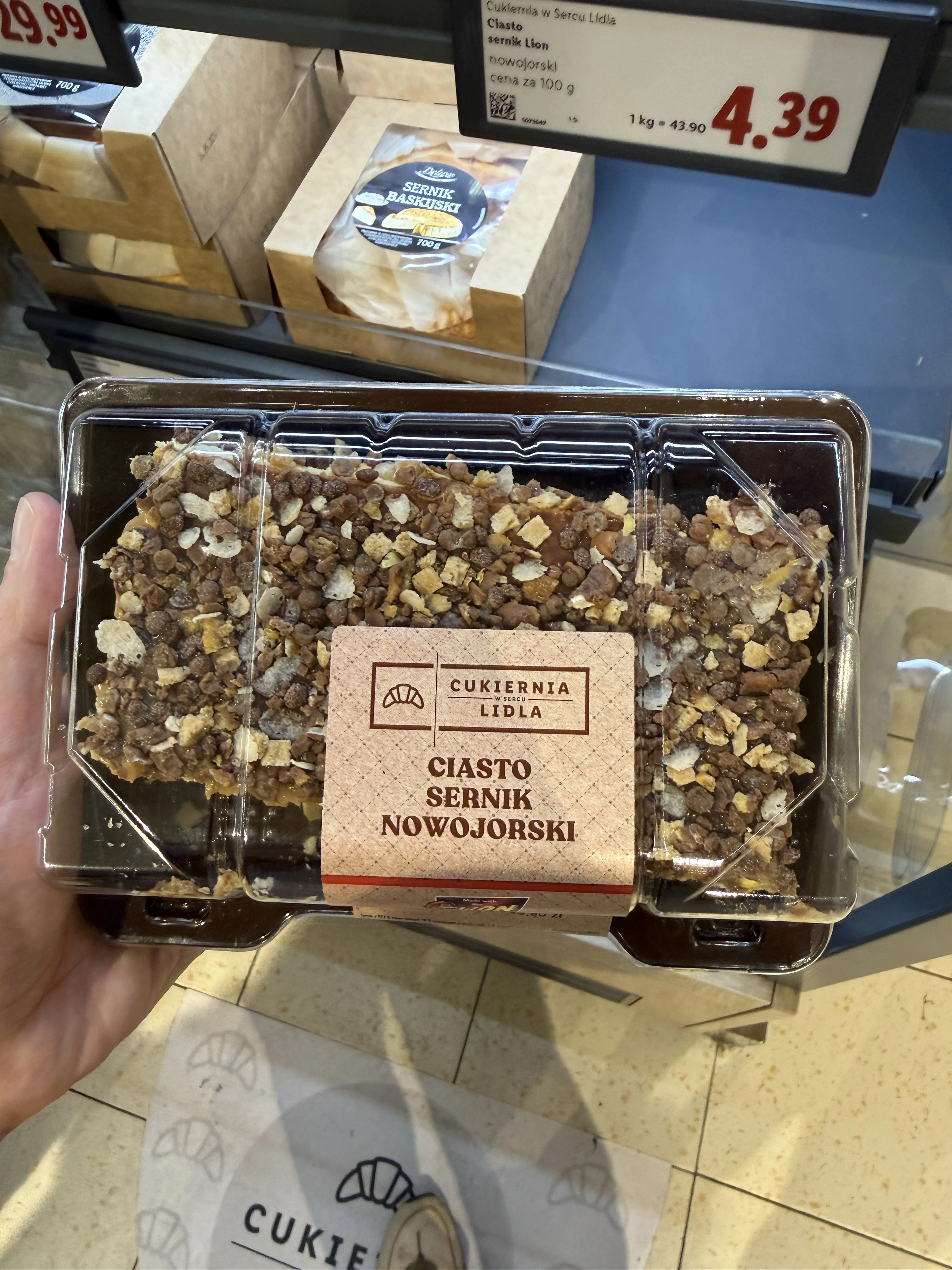 Cukiernia w Sercu Lidla Ciasto Sernik Lion Nowojorski | 520g