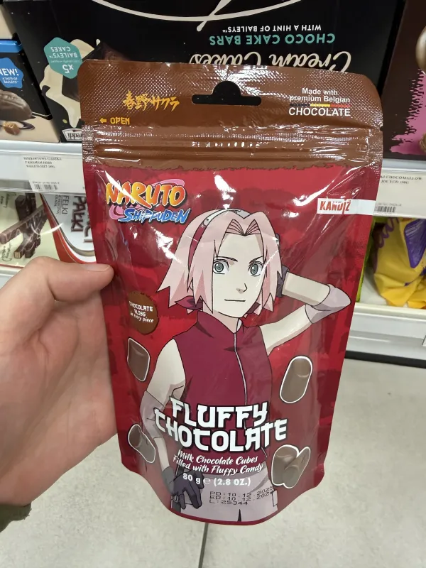 Kandiz Naruto Shippuden Fluffy Chocolate | 80g