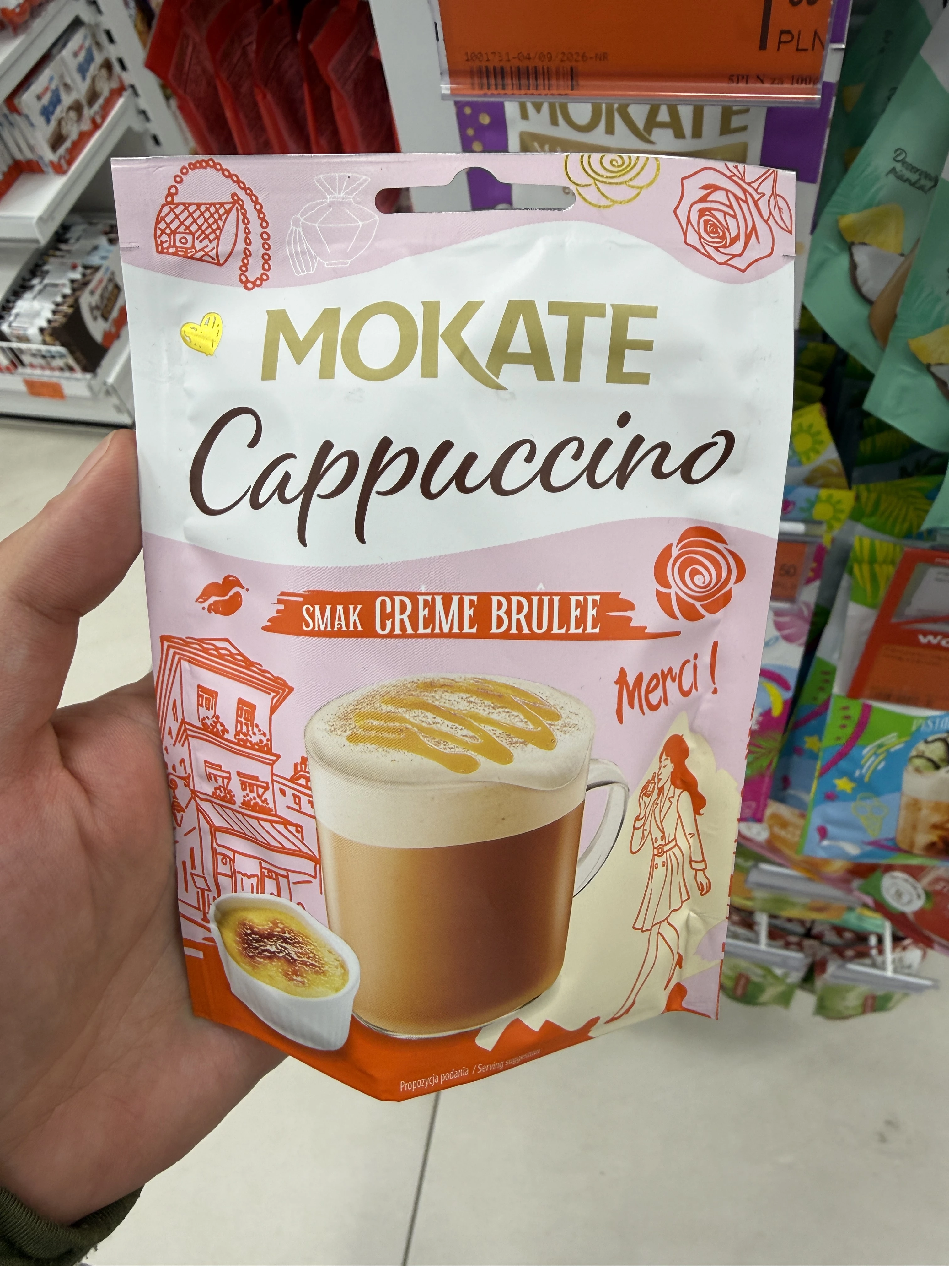 Mokate Cappuccino o smaku Creme Brulee | 25g