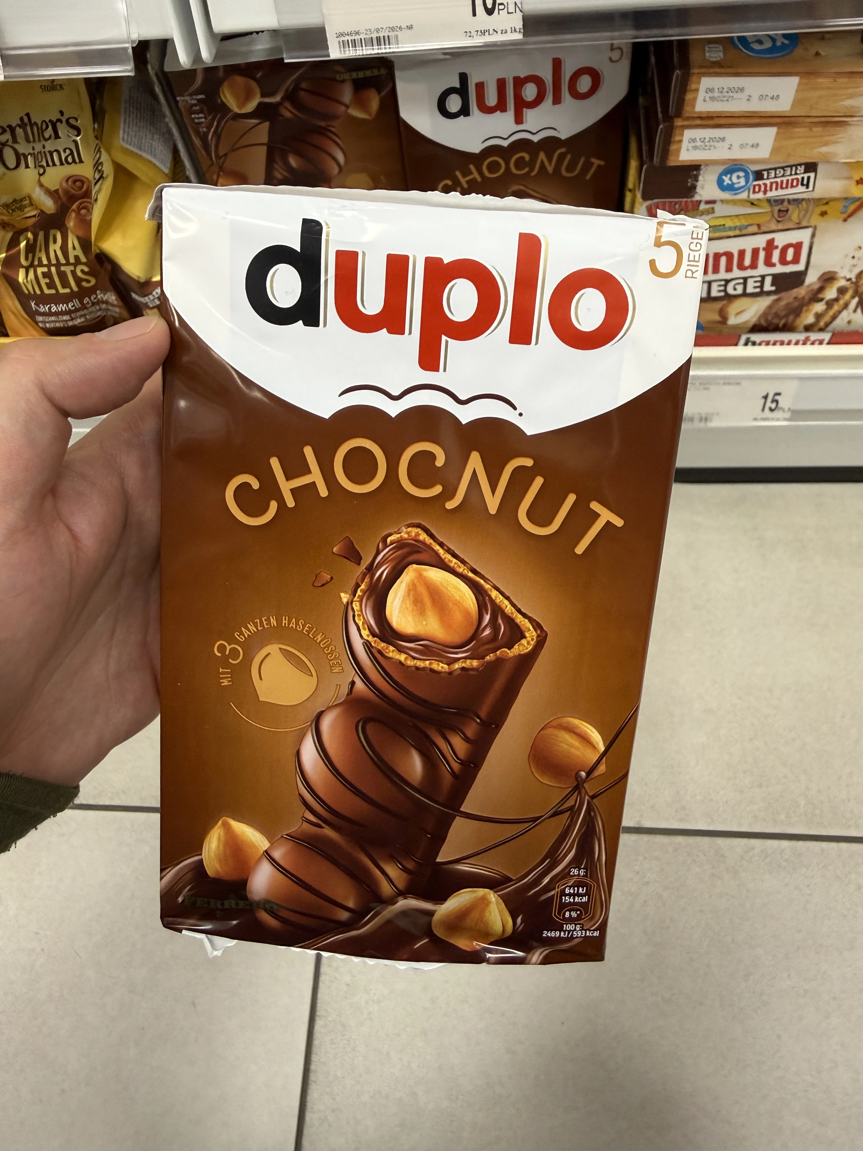 Duplo Chocnut 5 batonów | 130g